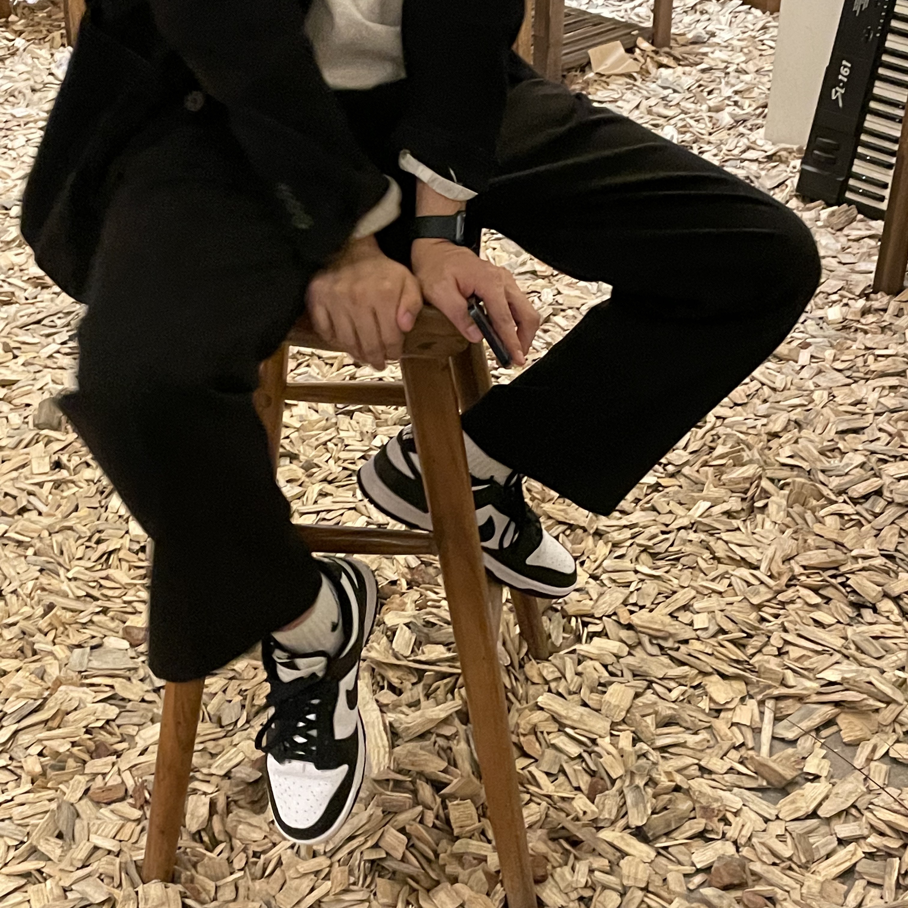 Nike Dunk Low Retro Black 착용 스타일