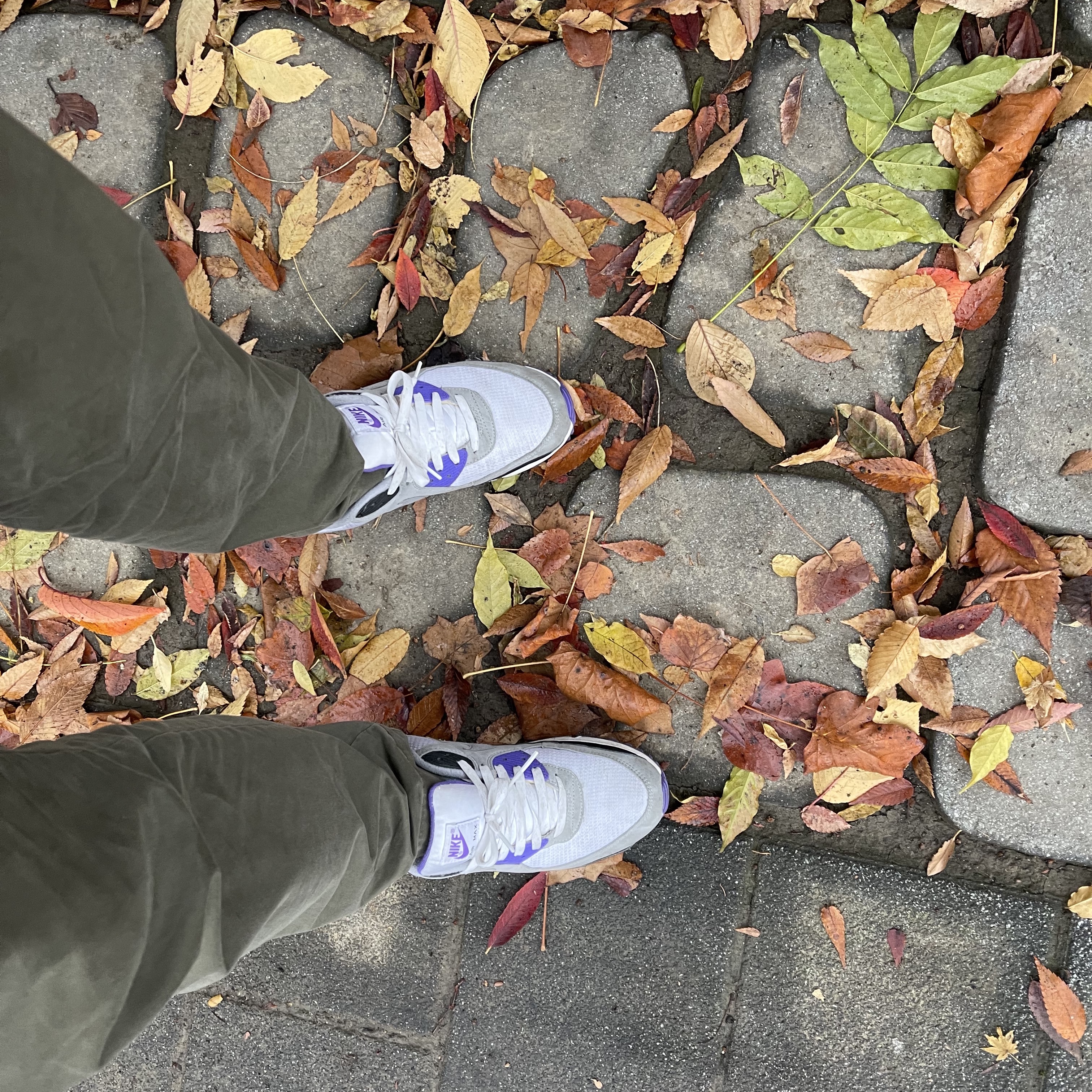 Nike Air Max 90 Hyper Grape 착용 스타일