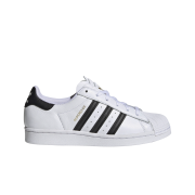(W) Adidas Superstar White Black