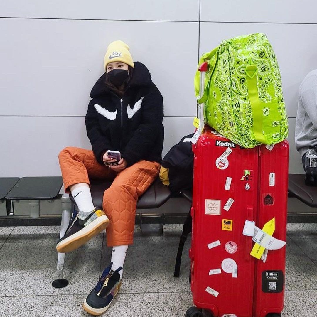 Nike x Travis Scott Air Force 1 Low Cactus Jack 착용 스타일 - 2