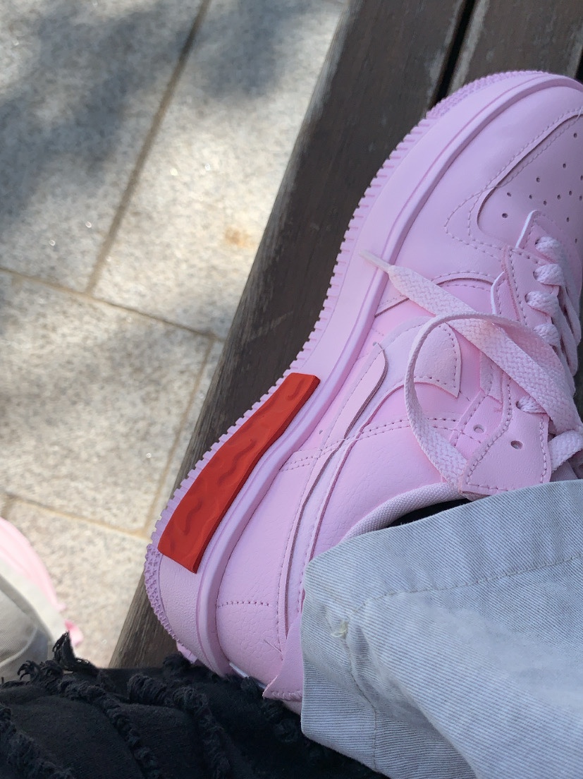 (W) Nike Air Force 1 Fontanka Pink Foam 착용 스타일 - 3
