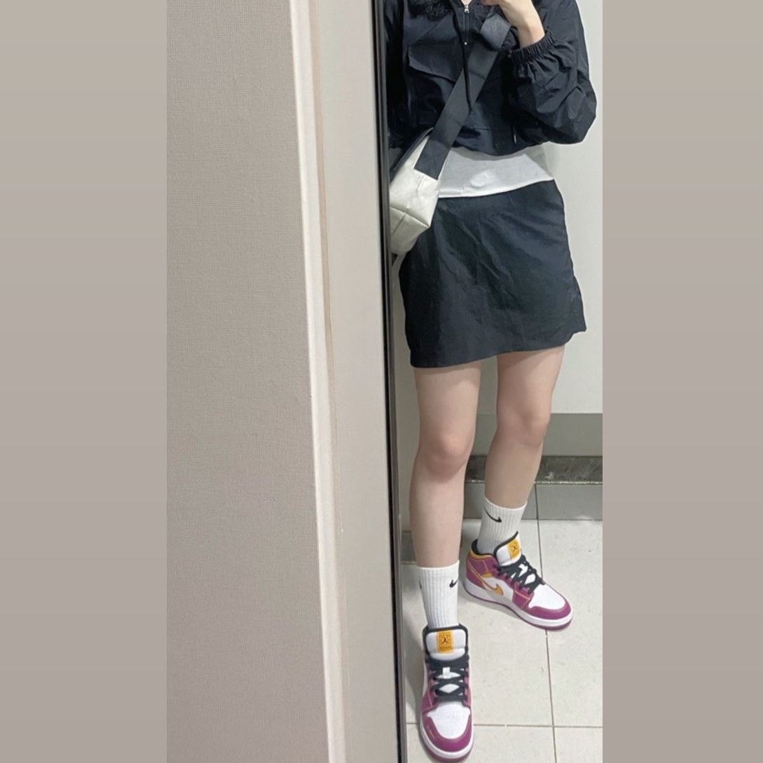 (GS) Jordan 1 Mid DOD Familia 착용 스타일