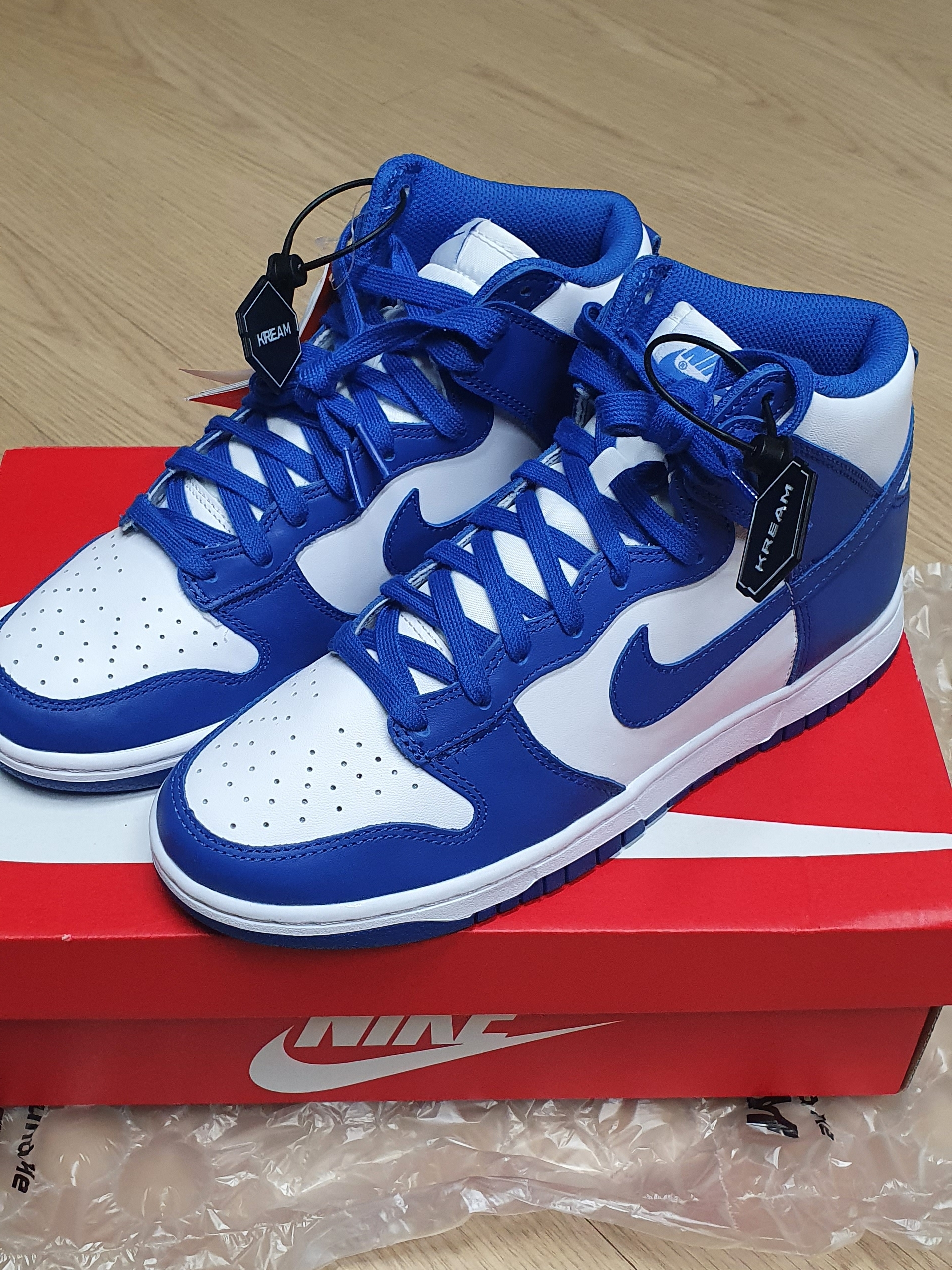 Nike Dunk High Retro Game Royal 착용 스타일 - 3