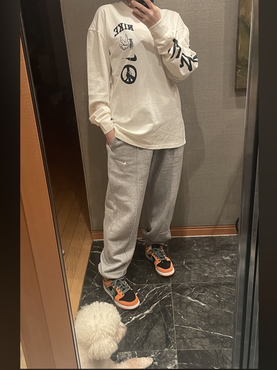 Nike Dunk Low SP Ceramic, Nike x Peaceminusone Air Force 1 Low Para-Noise 2.0 착용 스타일 - 2