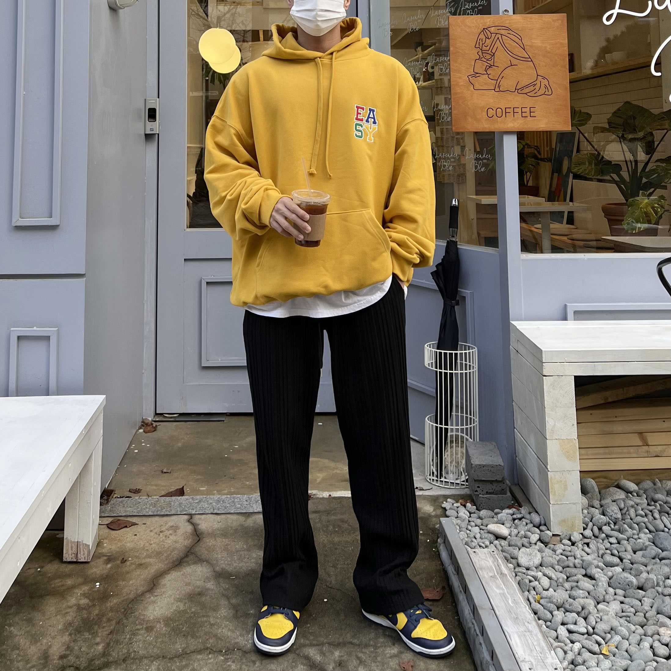 Nike Dunk Low Retro Varsity Maize 착용 스타일 - 2