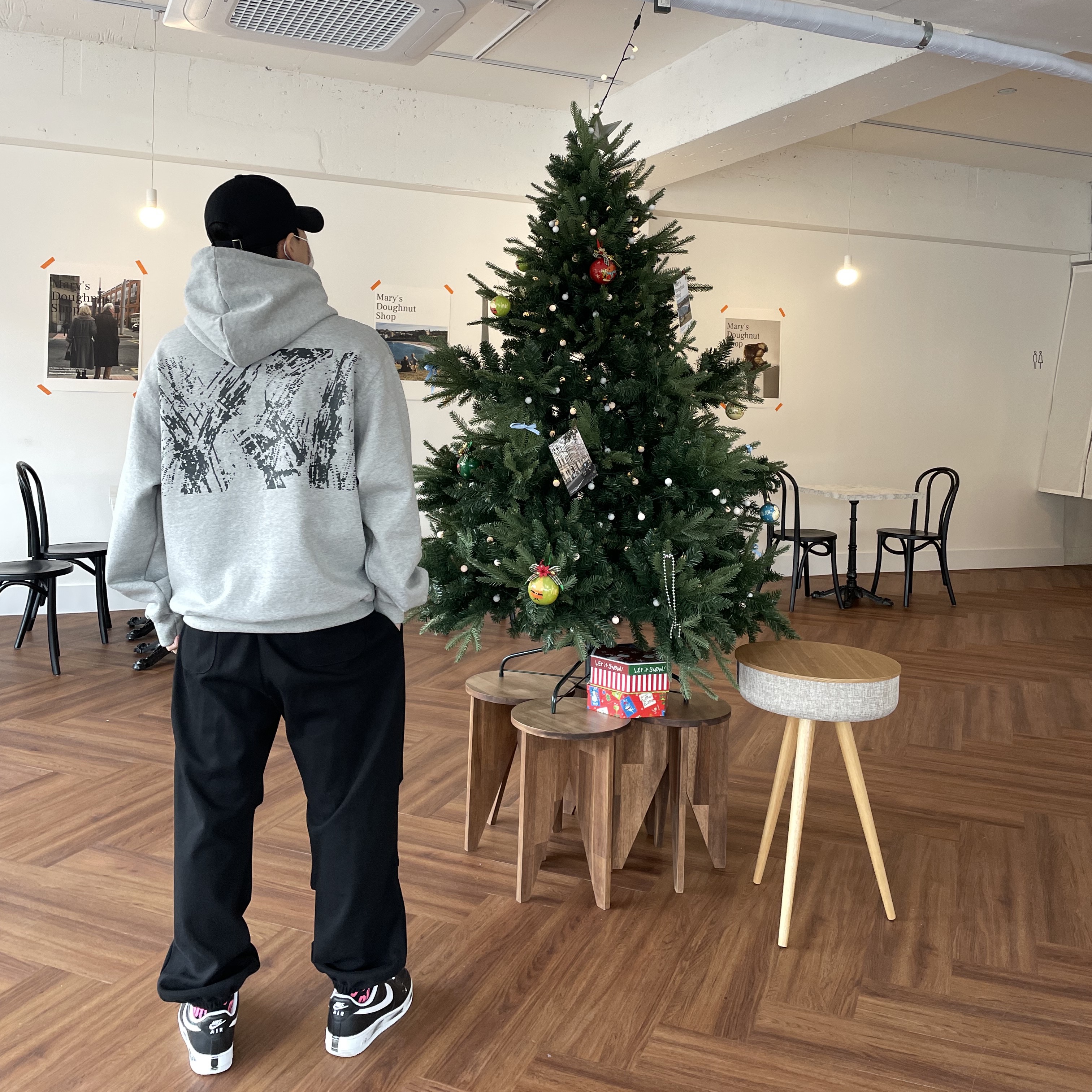 Nike x Peaceminusone Air Force 1 Low Para-Noise 착용 스타일 - 2
