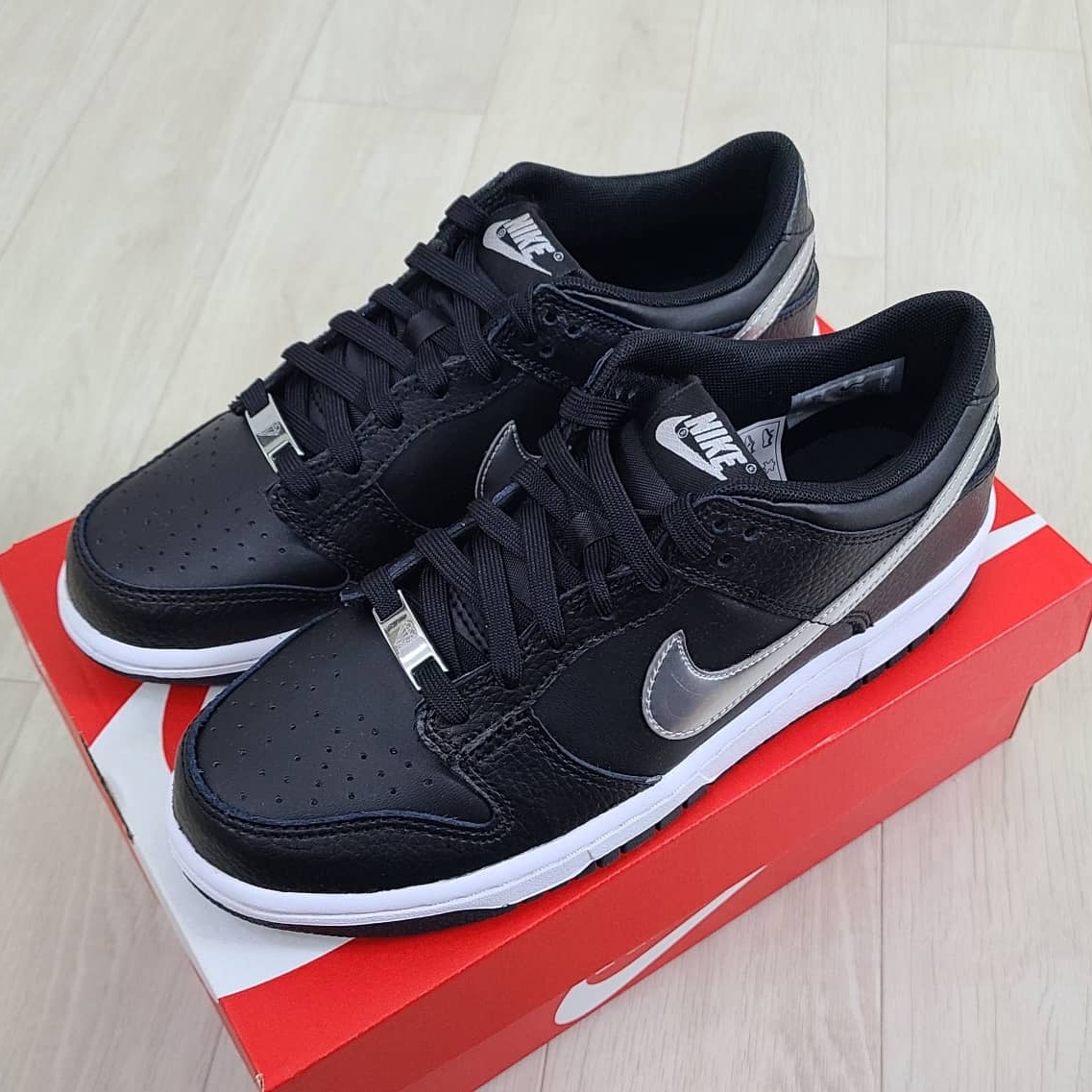 (GS) Nike x NBA Dunk Low Spurs, Nike x Diamond Supply Co. SB Dunk Low Black Diamond 착용 스타일 - 2