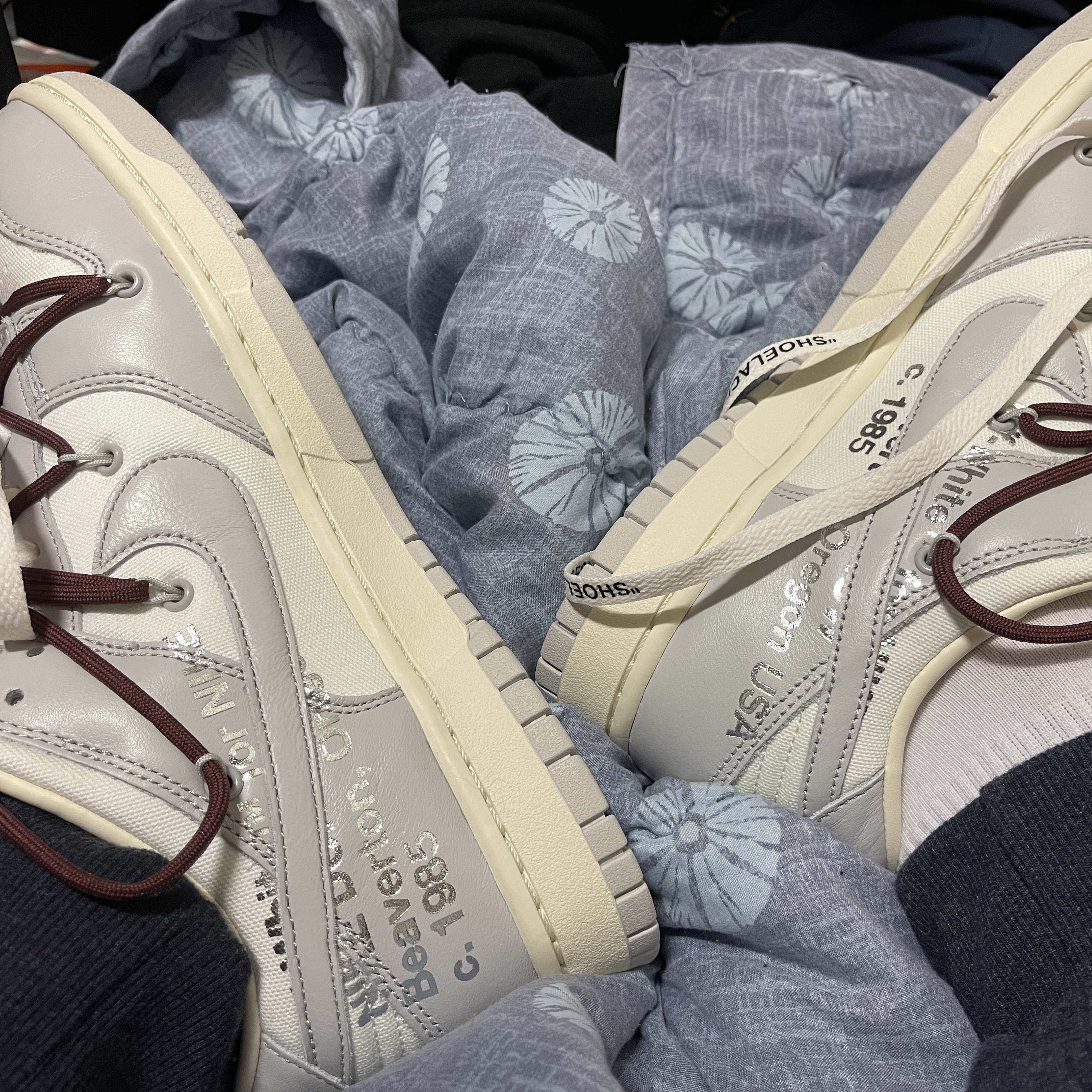 Nike x Off-White Dunk Low The 50 - Lot 46 착용 스타일