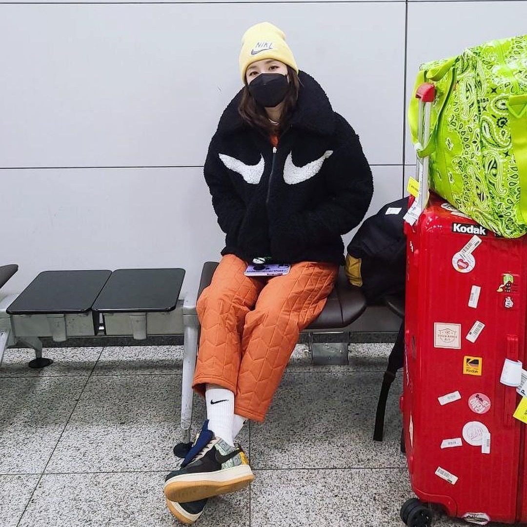 Nike x Travis Scott Air Force 1 Low Cactus Jack 착용 스타일 - 4
