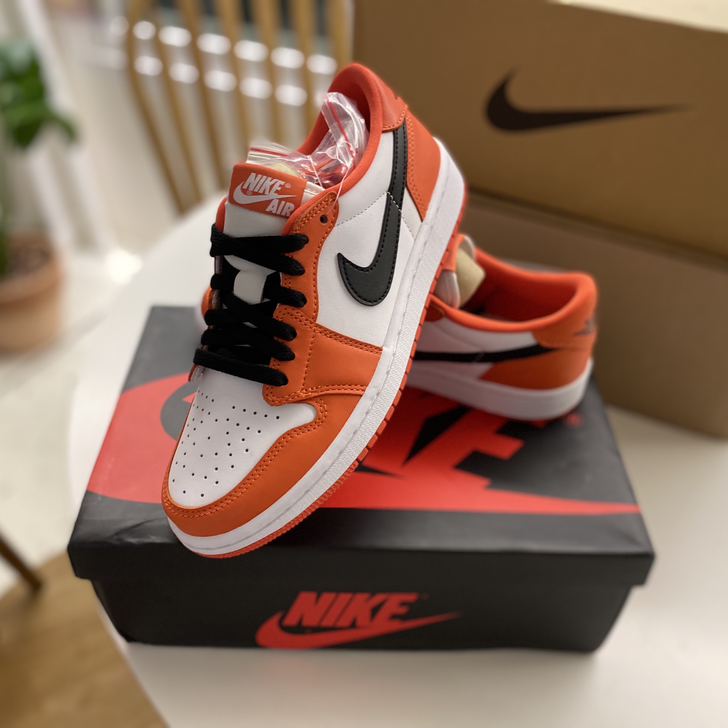 (W) Jordan 1 Low OG Starfish 착용 스타일 - 2