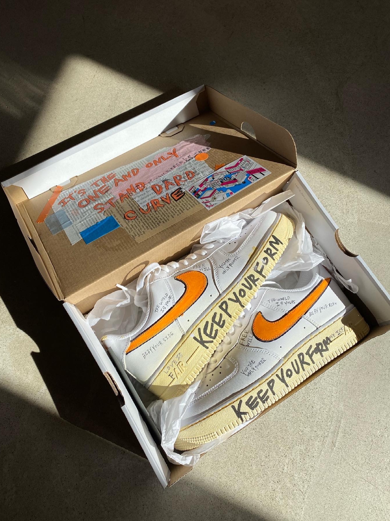 Nike Air Force 1 '07 Low White, Nike Air Force 1 Low Retro Cocoa Snake 2018 착용 스타일 - 2