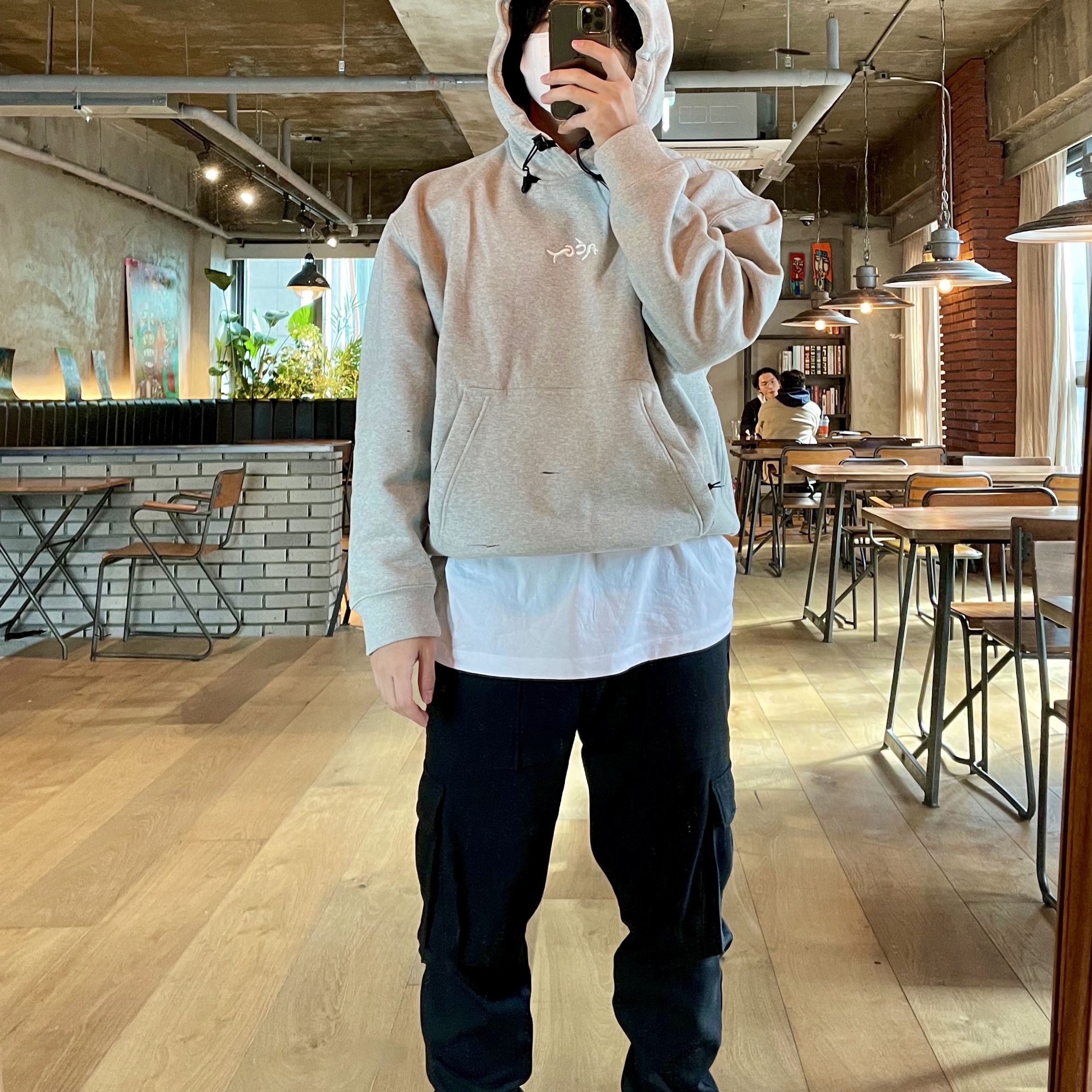 Nike NRG ACG GPX Dolphin Hoodie Grey - Asia 착용 스타일