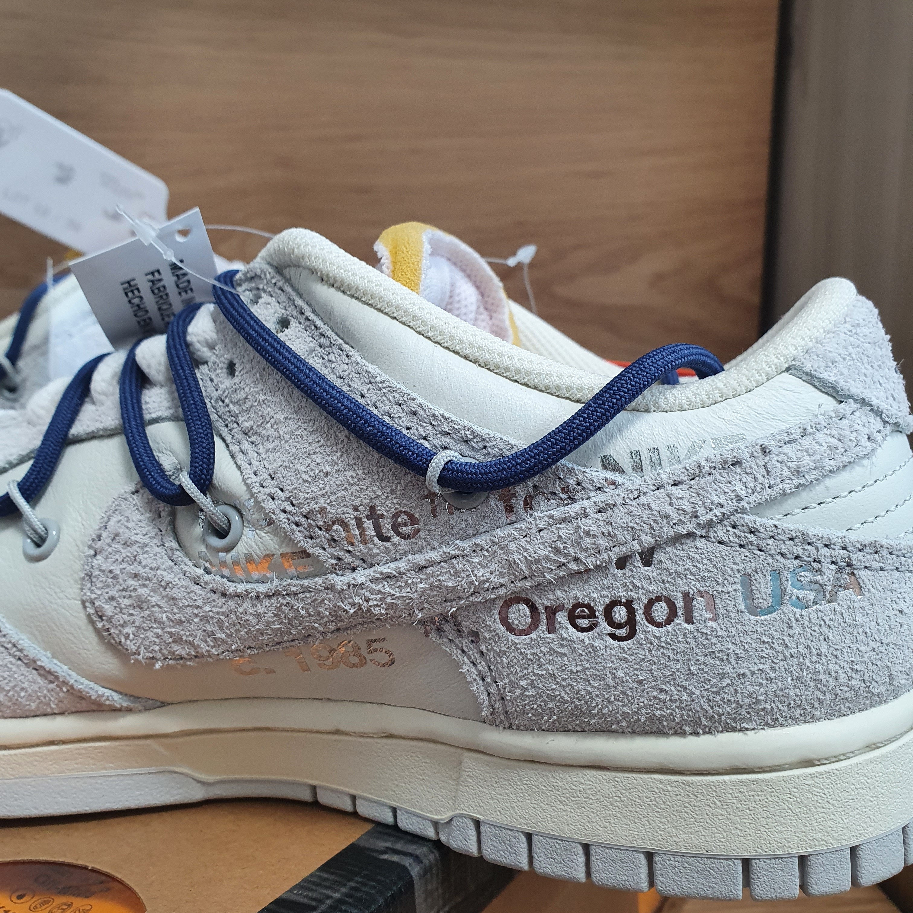 Nike x Off-White Dunk Low The 50 - Lot 18 착용 스타일 - 3