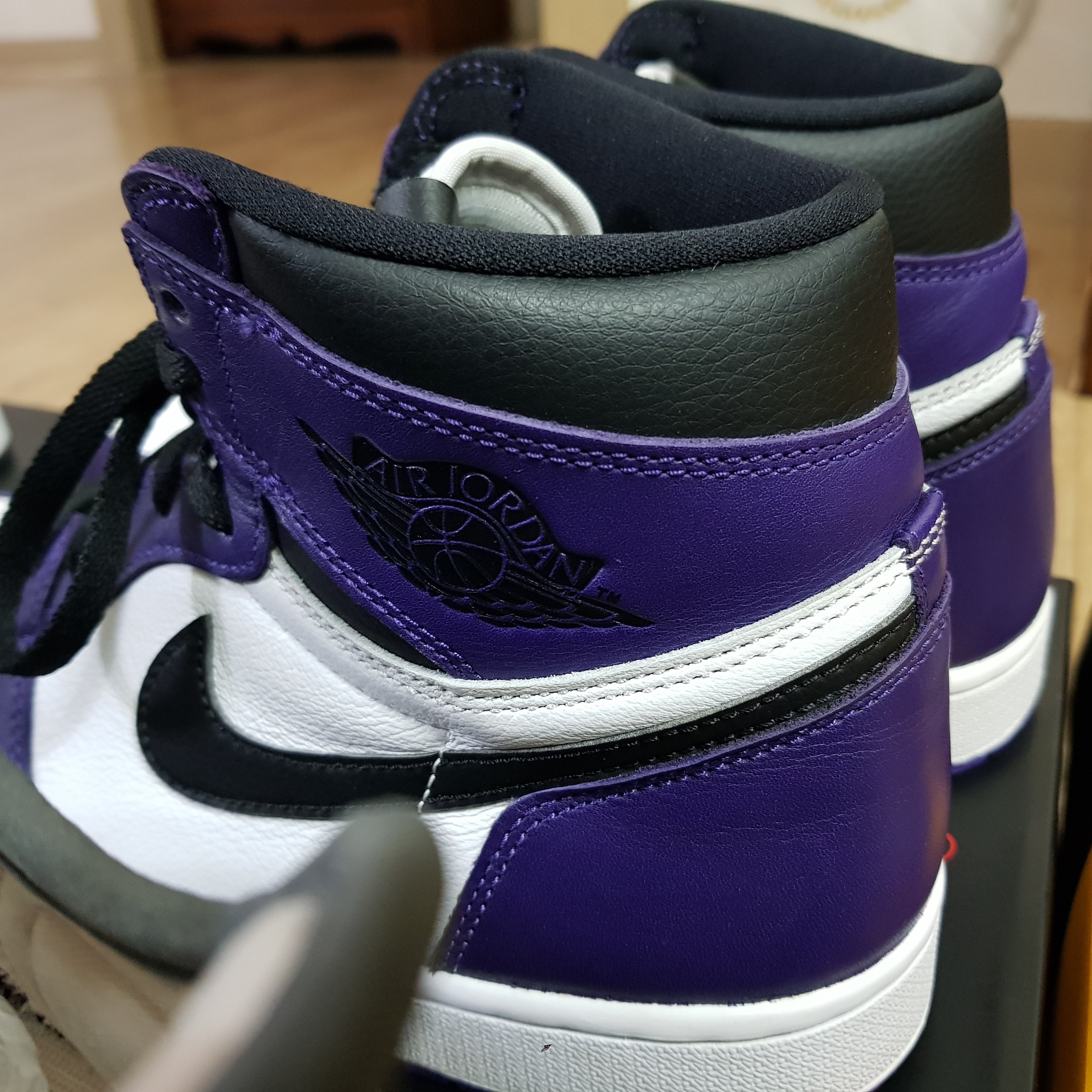 Jordan 1 Retro High OG Court Purple 2020 착용 스타일 - 2