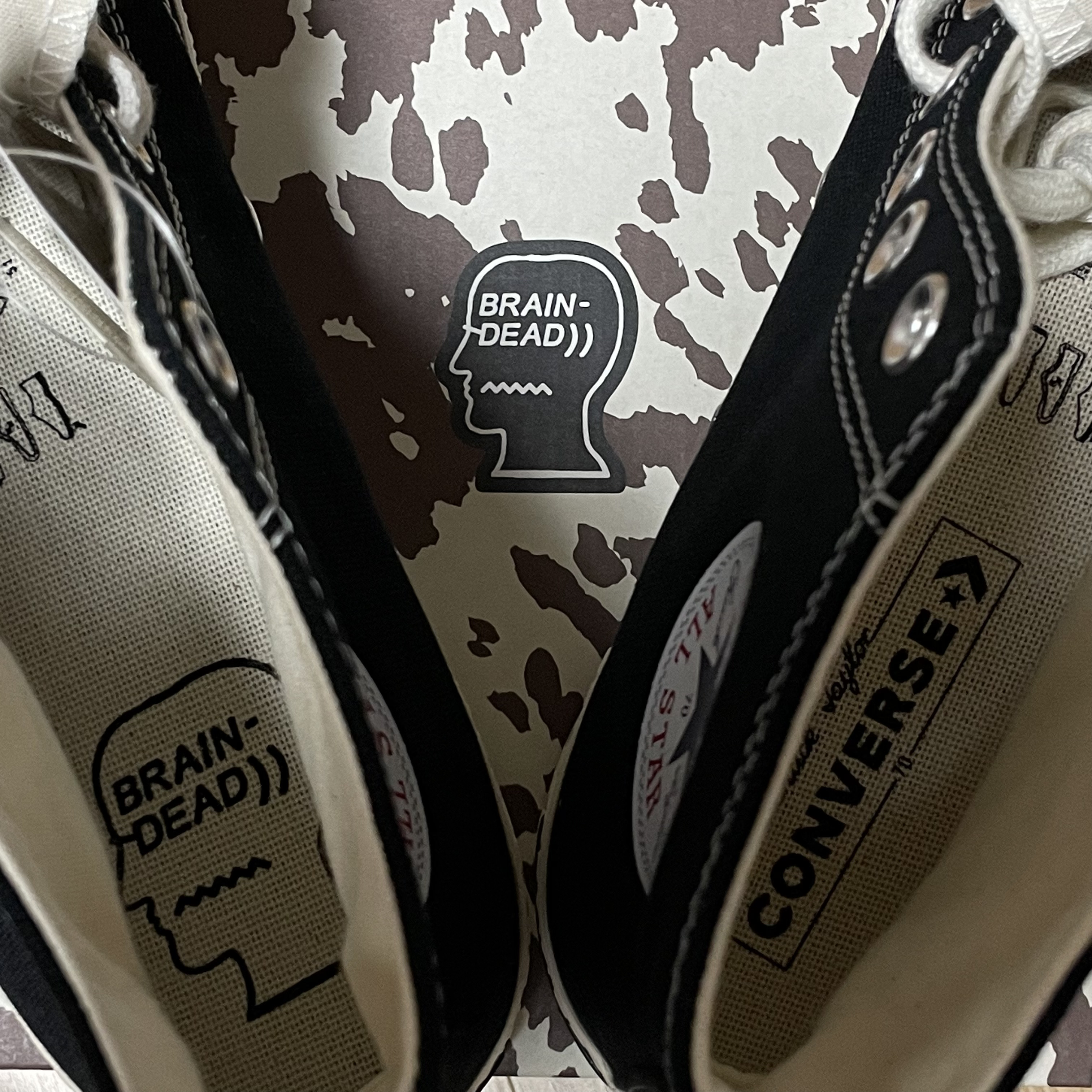 Converse x Brain Dead Chuck 70 Hi Black 착용 스타일 - 3