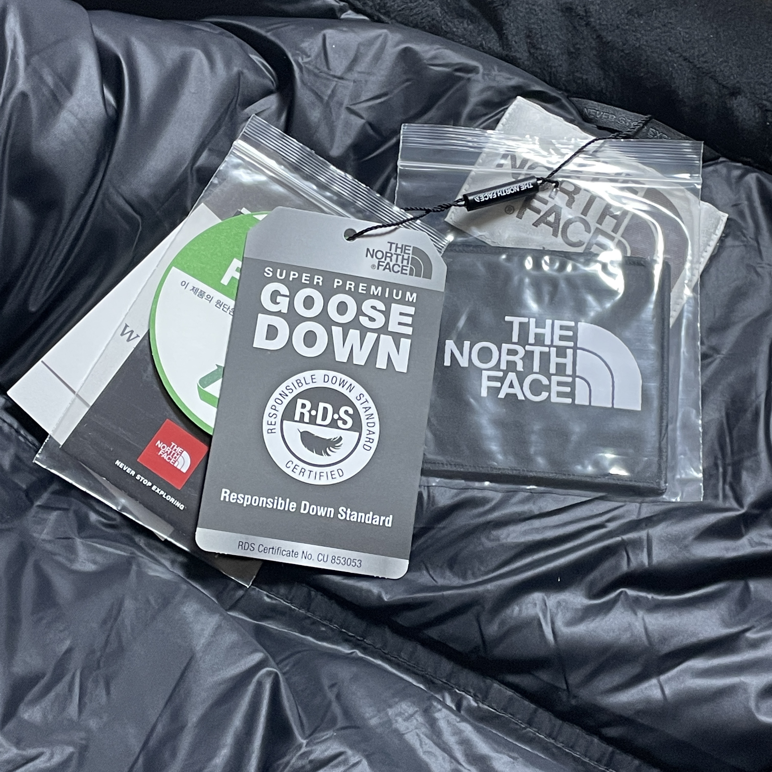 The North Face Nuptse Down Jacket Black 착용 스타일 - 5