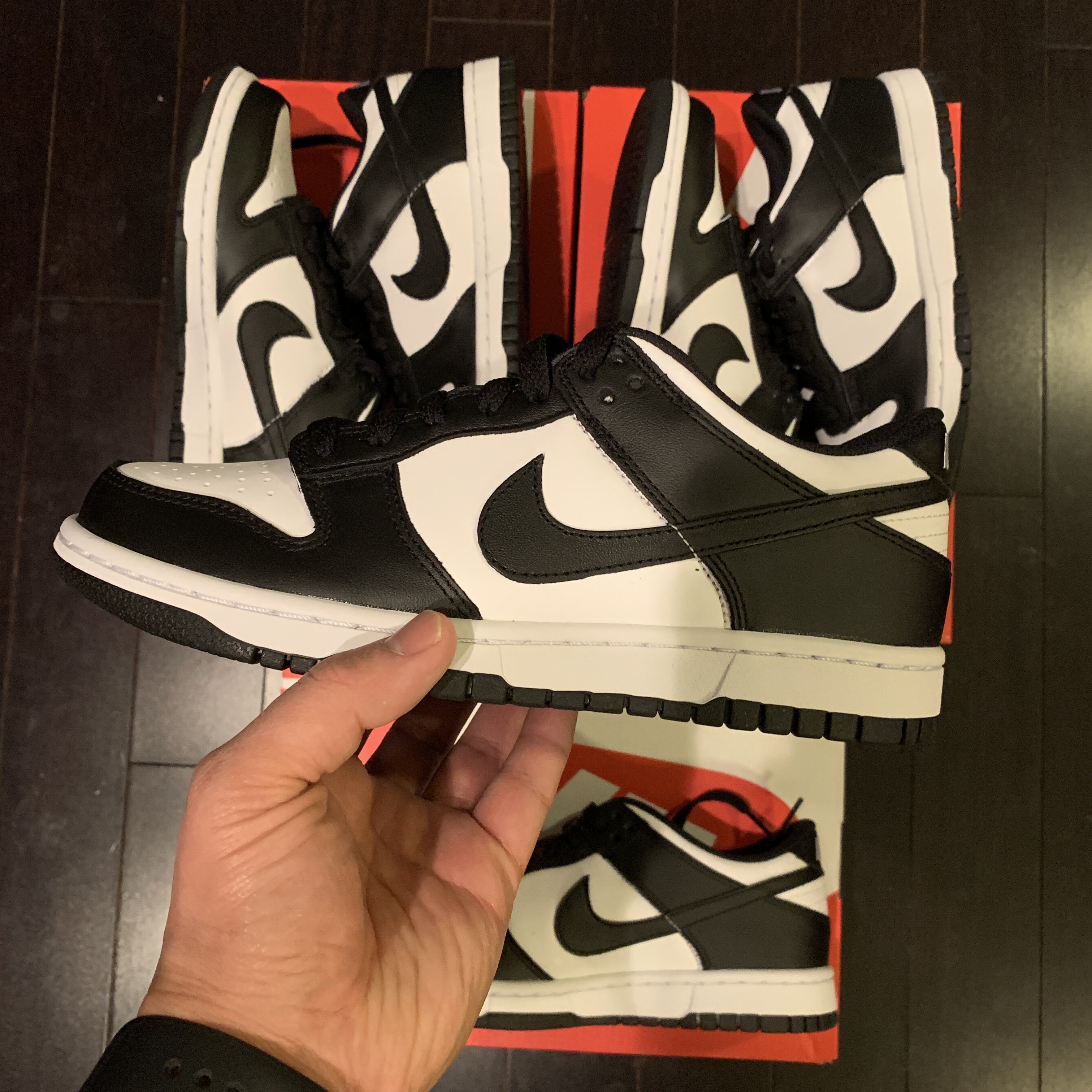 (GS) Nike Dunk Low Black, Nike Dunk Low Retro Black 착용 스타일