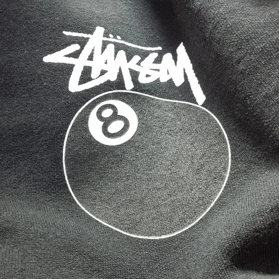 Stussy 8 Ball Crew Black - 21FW 착용 스타일 - 1