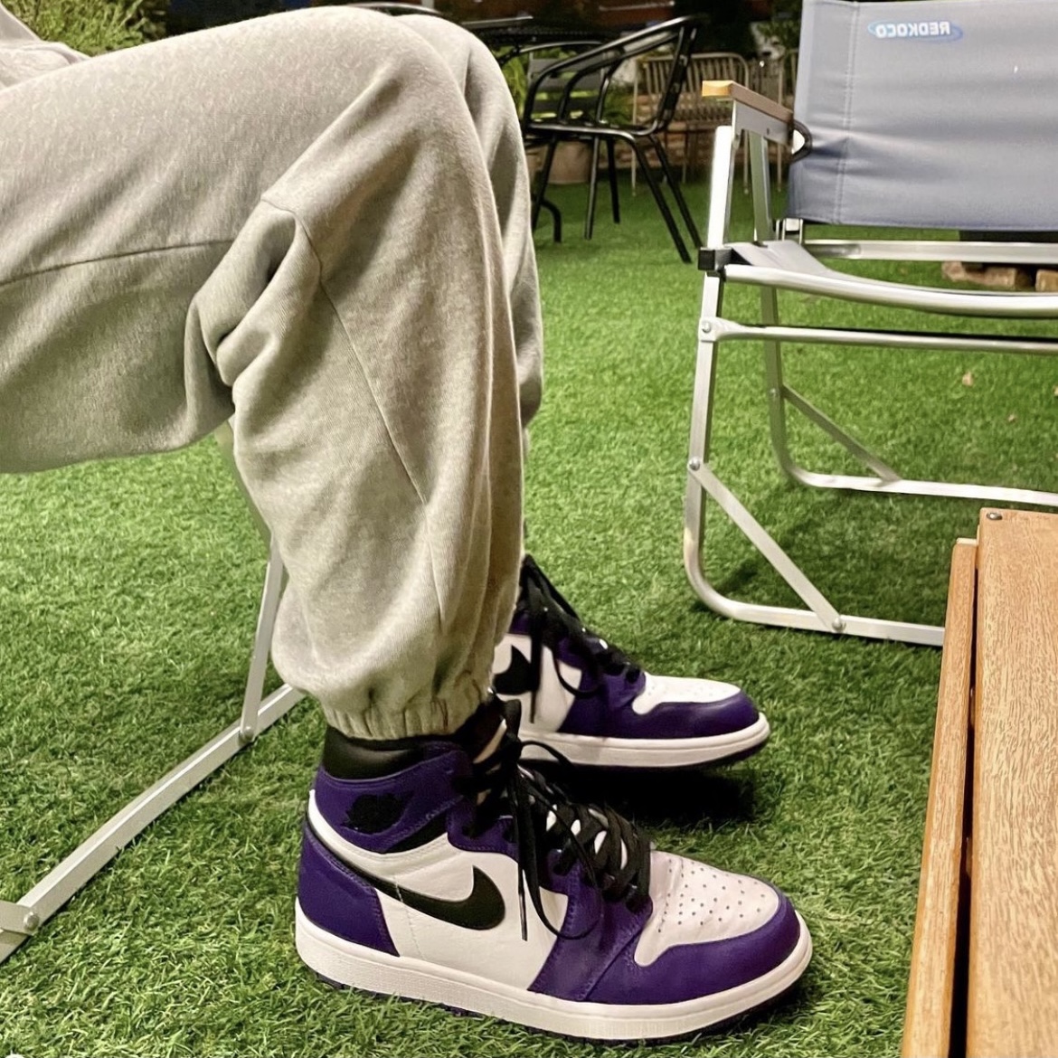 Jordan 1 Retro High OG Court Purple 2020 착용 스타일