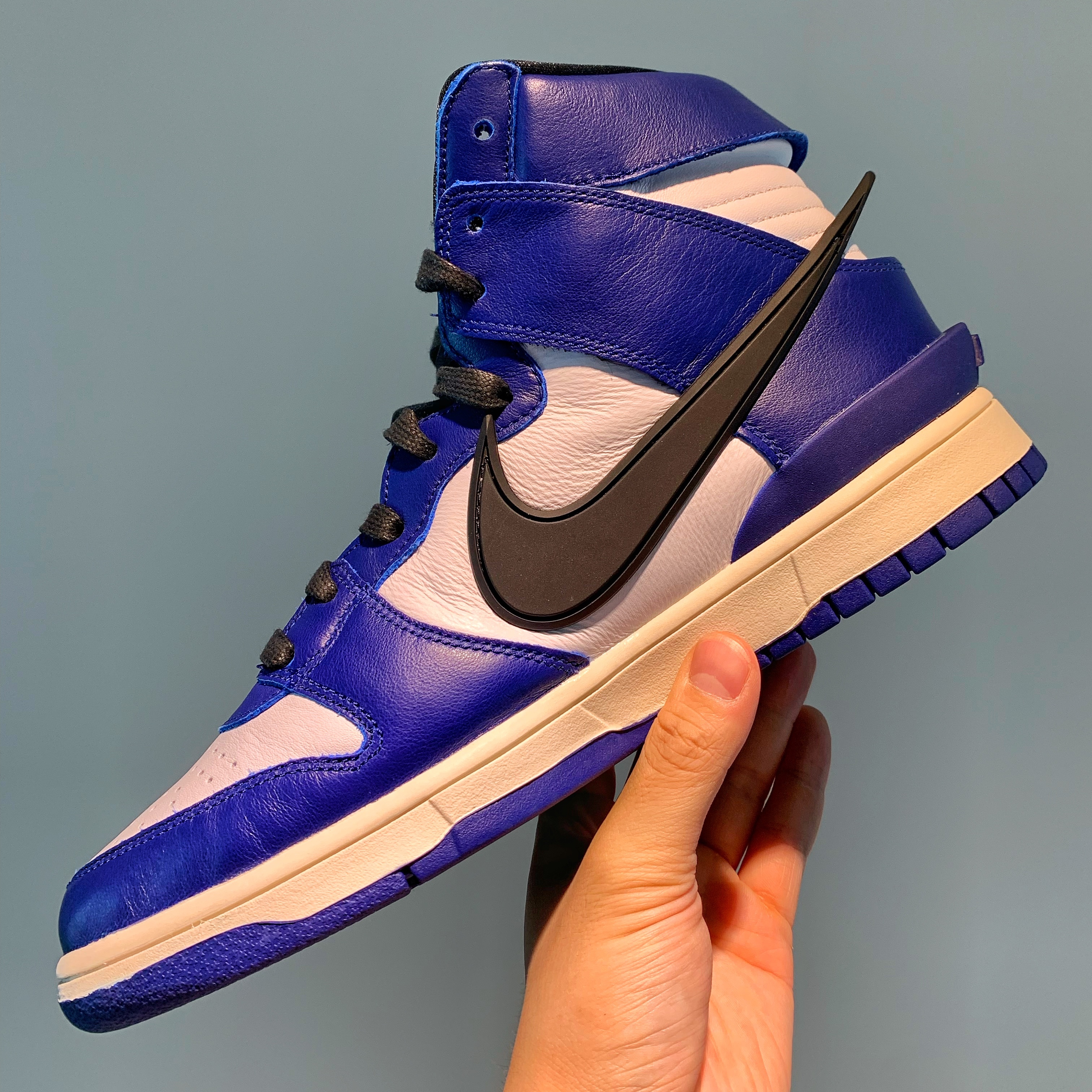 Nike x Ambush Dunk High Deep Royal Blue 착용 스타일