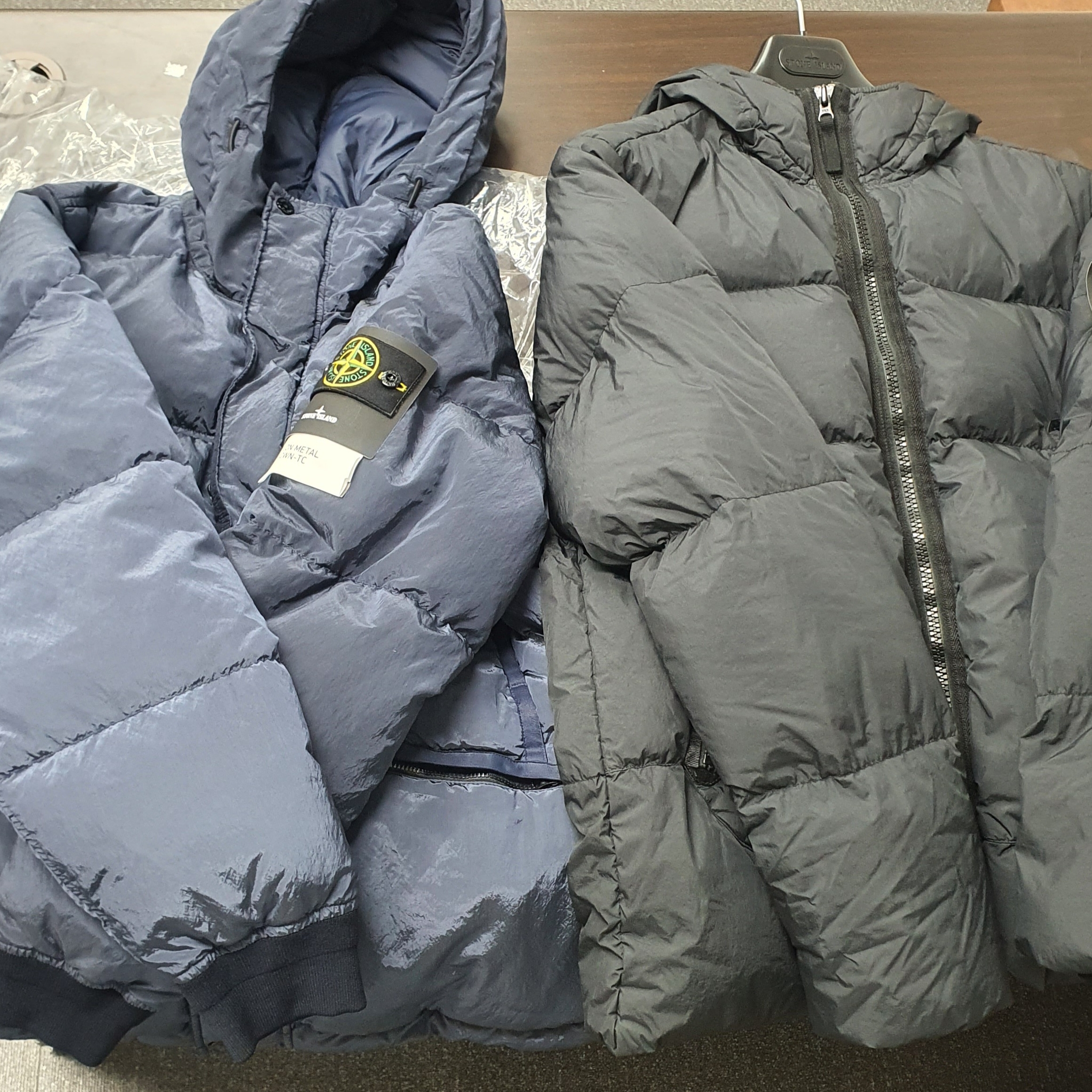 Stone Island 44508 Nylon Metal Down-TC Jacket Ink Blue - 21FW 착용 스타일 - 3