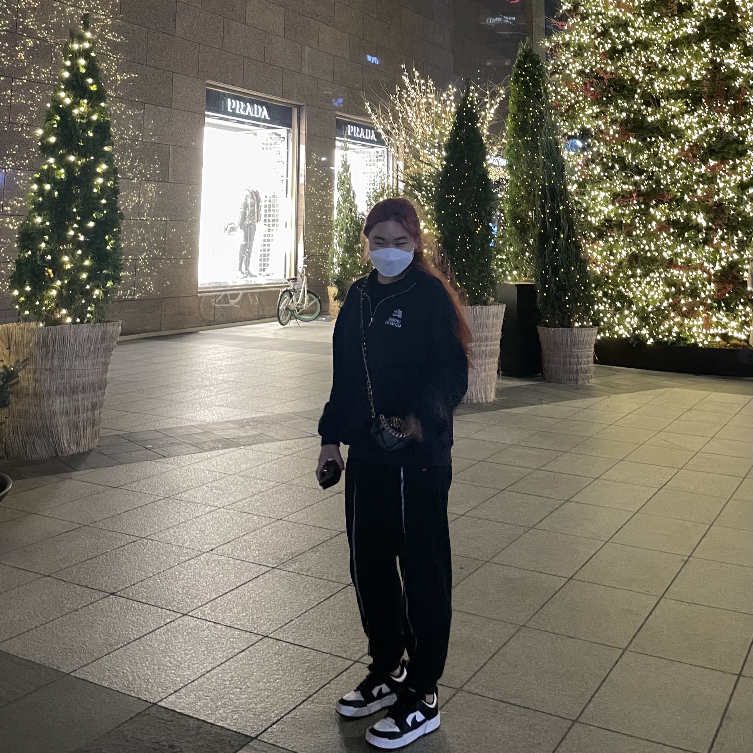 Nike Moon Racer Monarch, (W) Nike Dunk Low Disrupt Black White 착용 스타일 - 2