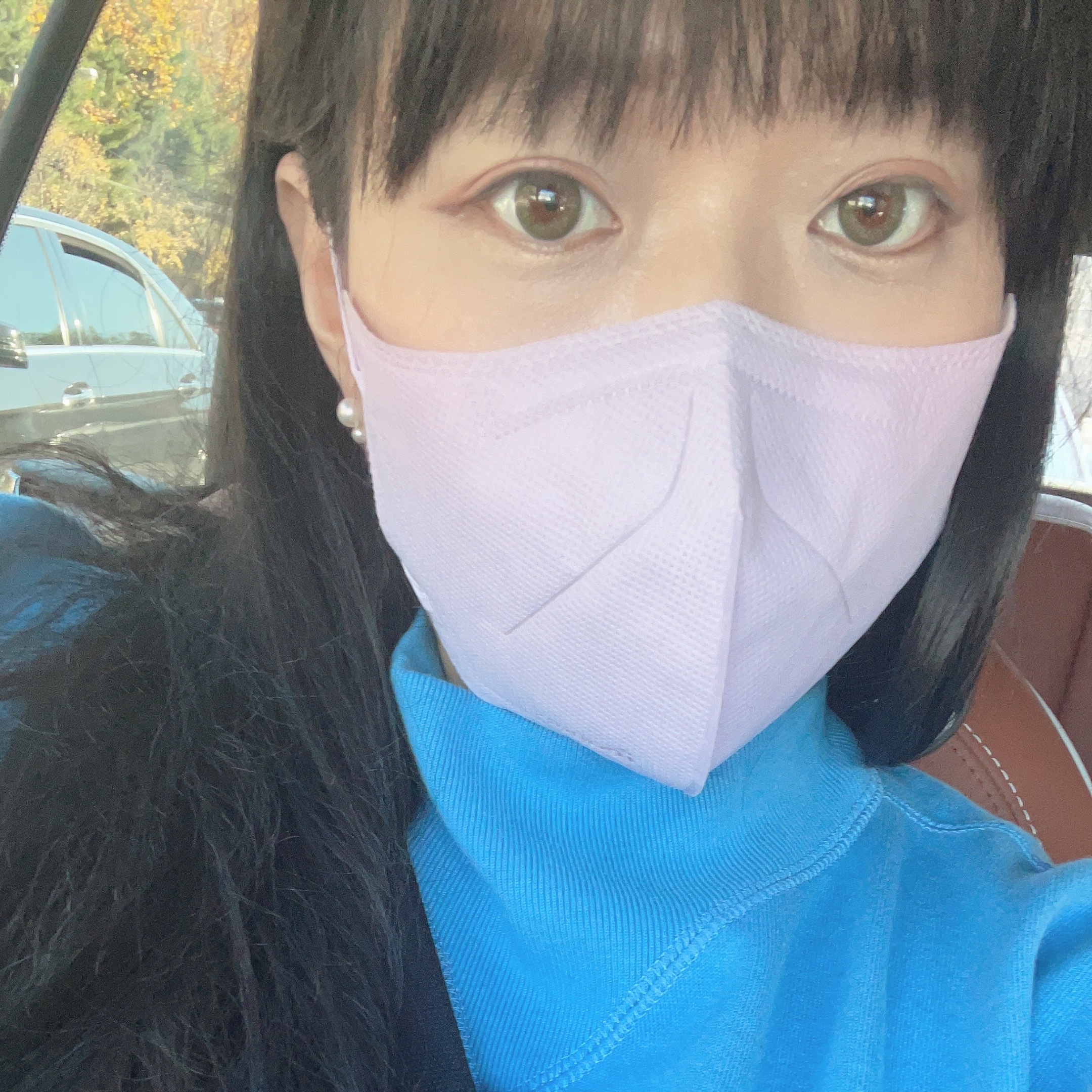 (W) Isabel Marant Moby Sweatshirt Blue Navy - 21FW 착용 스타일 - 3