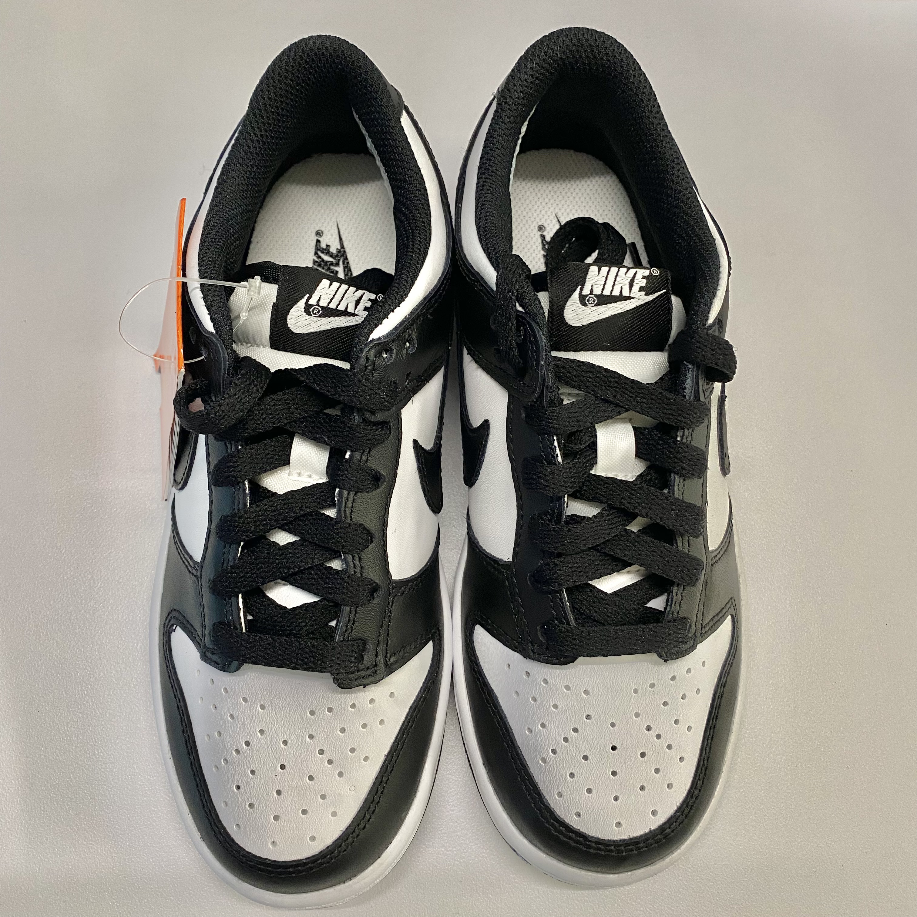(GS) Nike Dunk Low Black, Nike Dunk Low Retro Black 착용 스타일 - 3