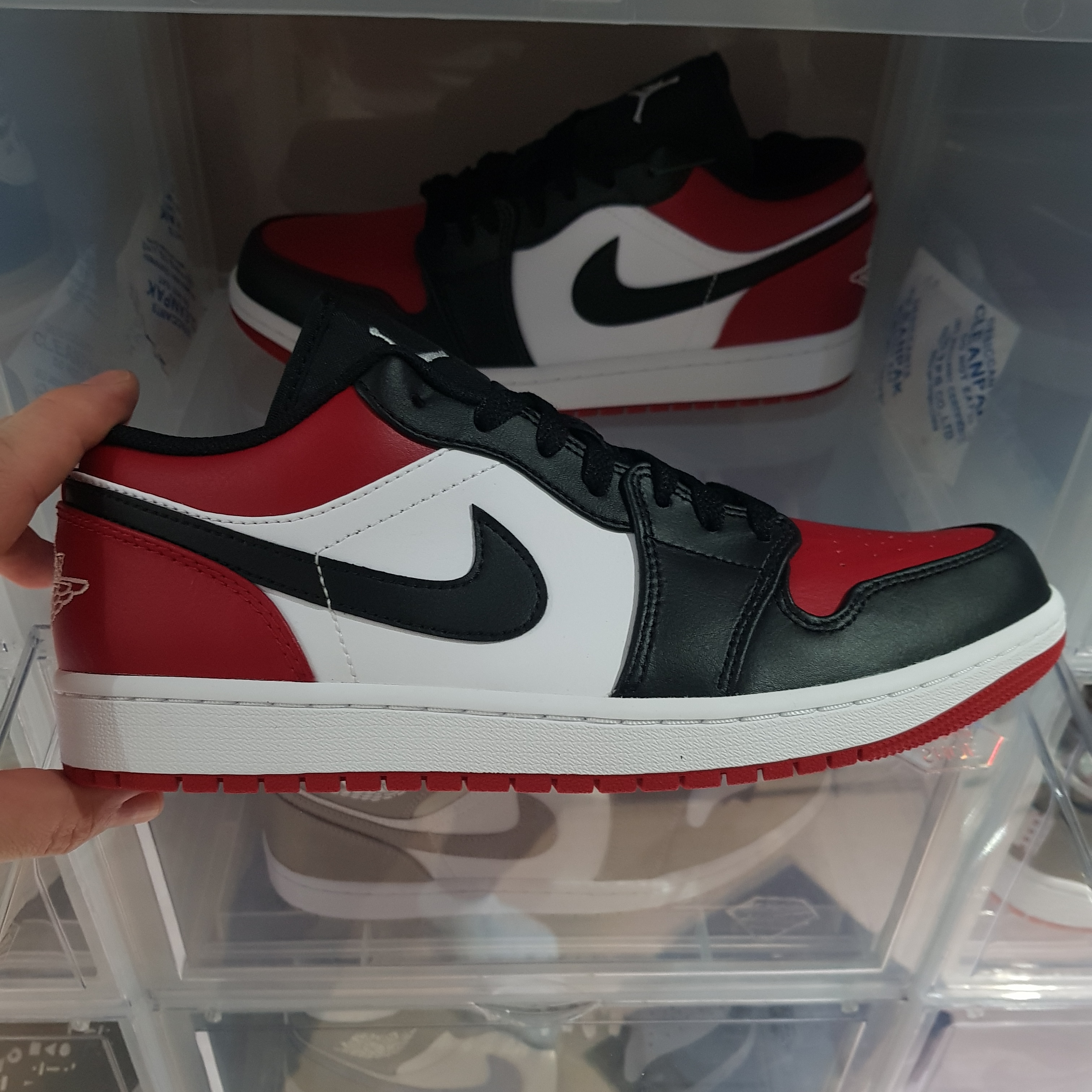 Jordan 1 Low Bred Toe 착용 스타일