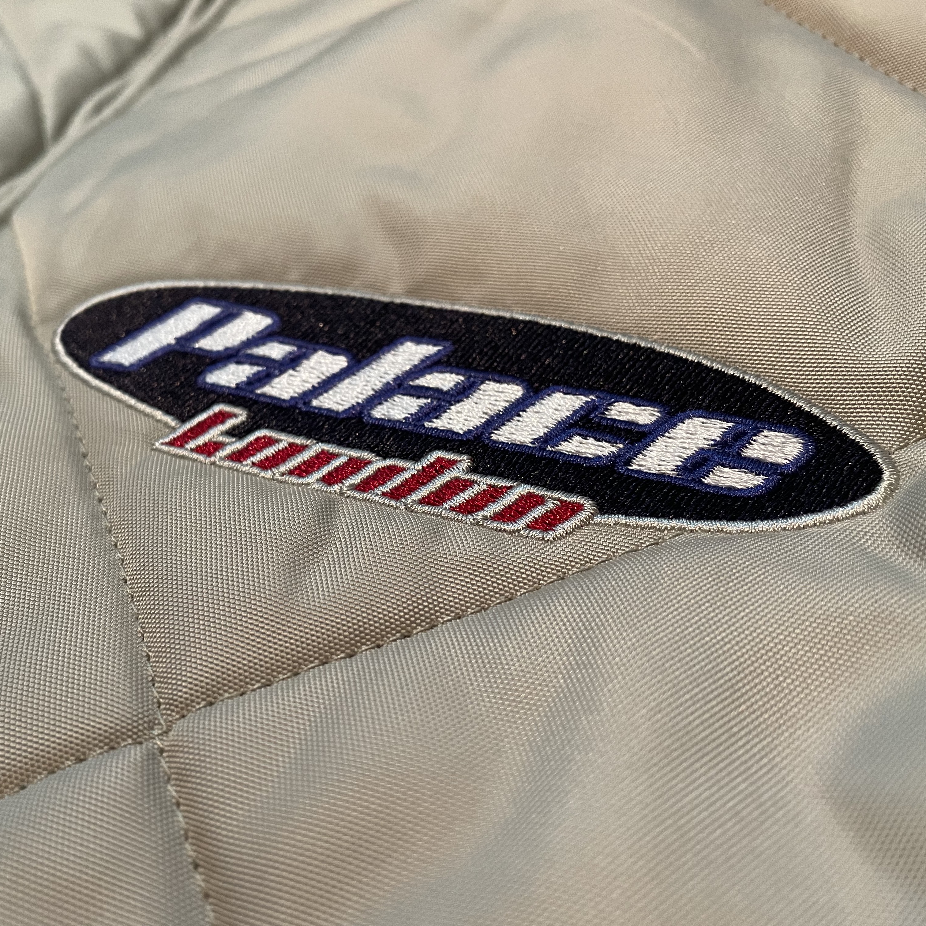 Palace Collared Puffa Stone - 21FW 착용 스타일