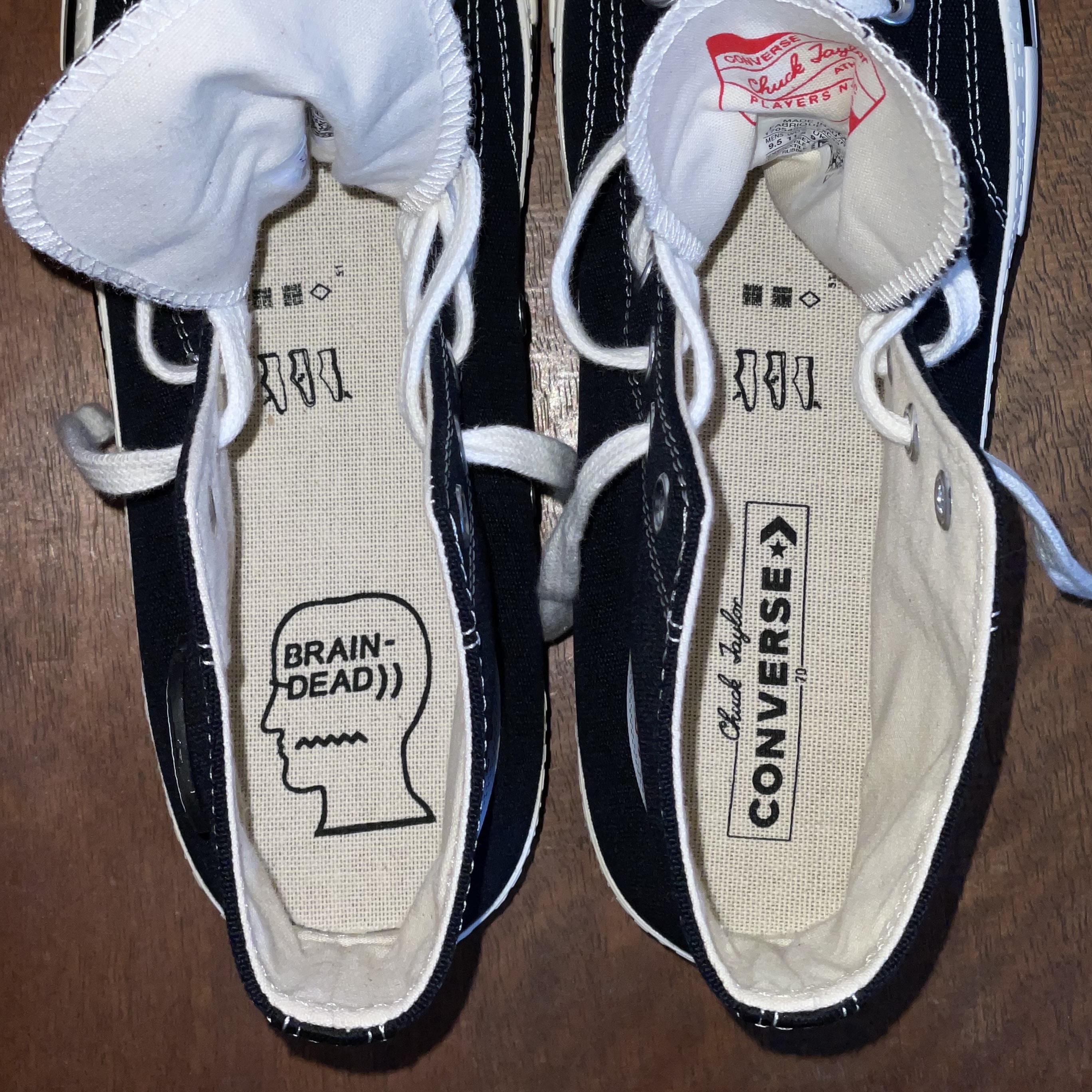 Converse x Brain Dead Chuck 70 Hi Black 착용 스타일 - 3
