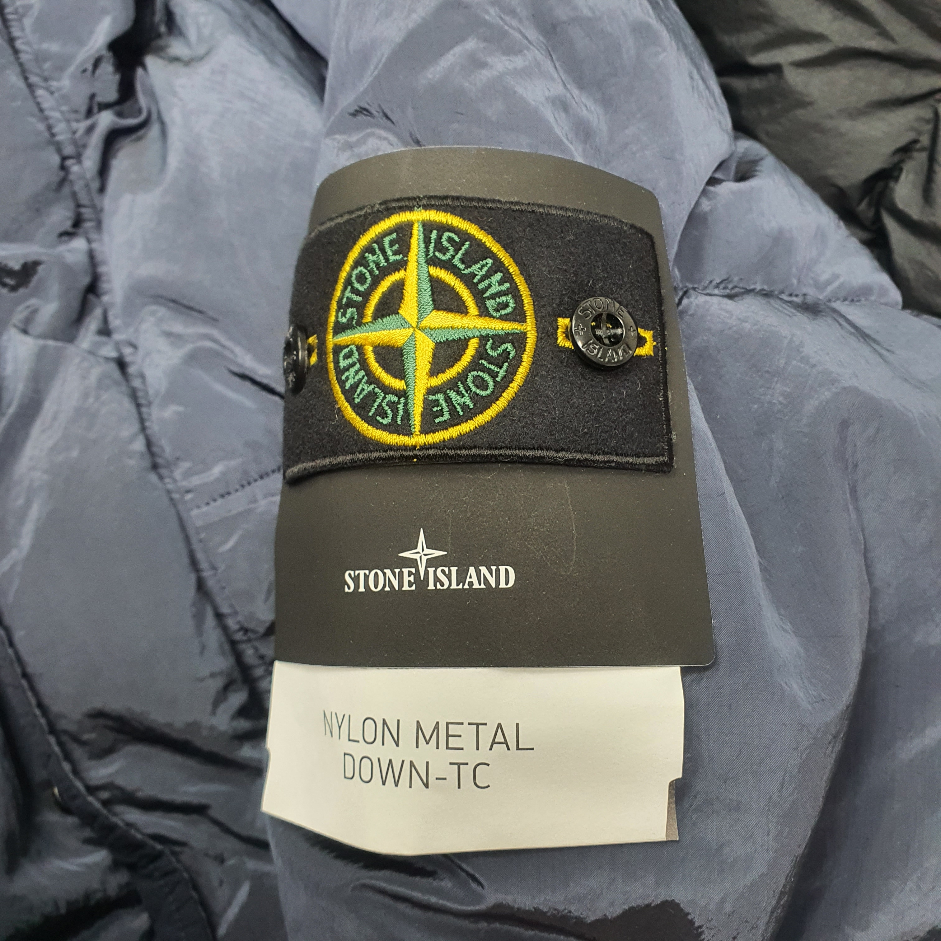 Stone Island 44508 Nylon Metal Down-TC Jacket Ink Blue - 21FW 착용 스타일 - 2