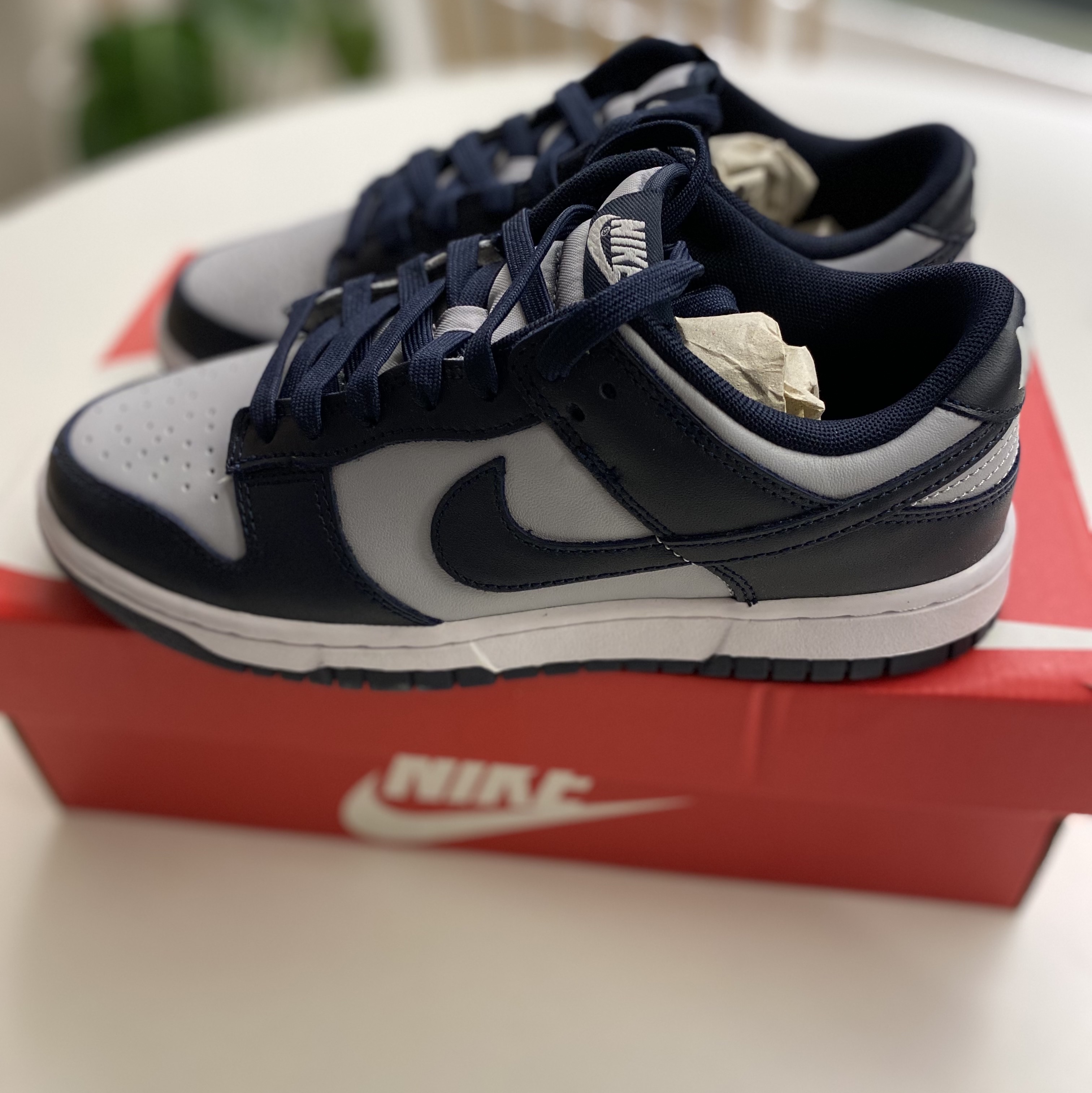 Nike Dunk Low Retro Championship Grey 착용 스타일 - 3