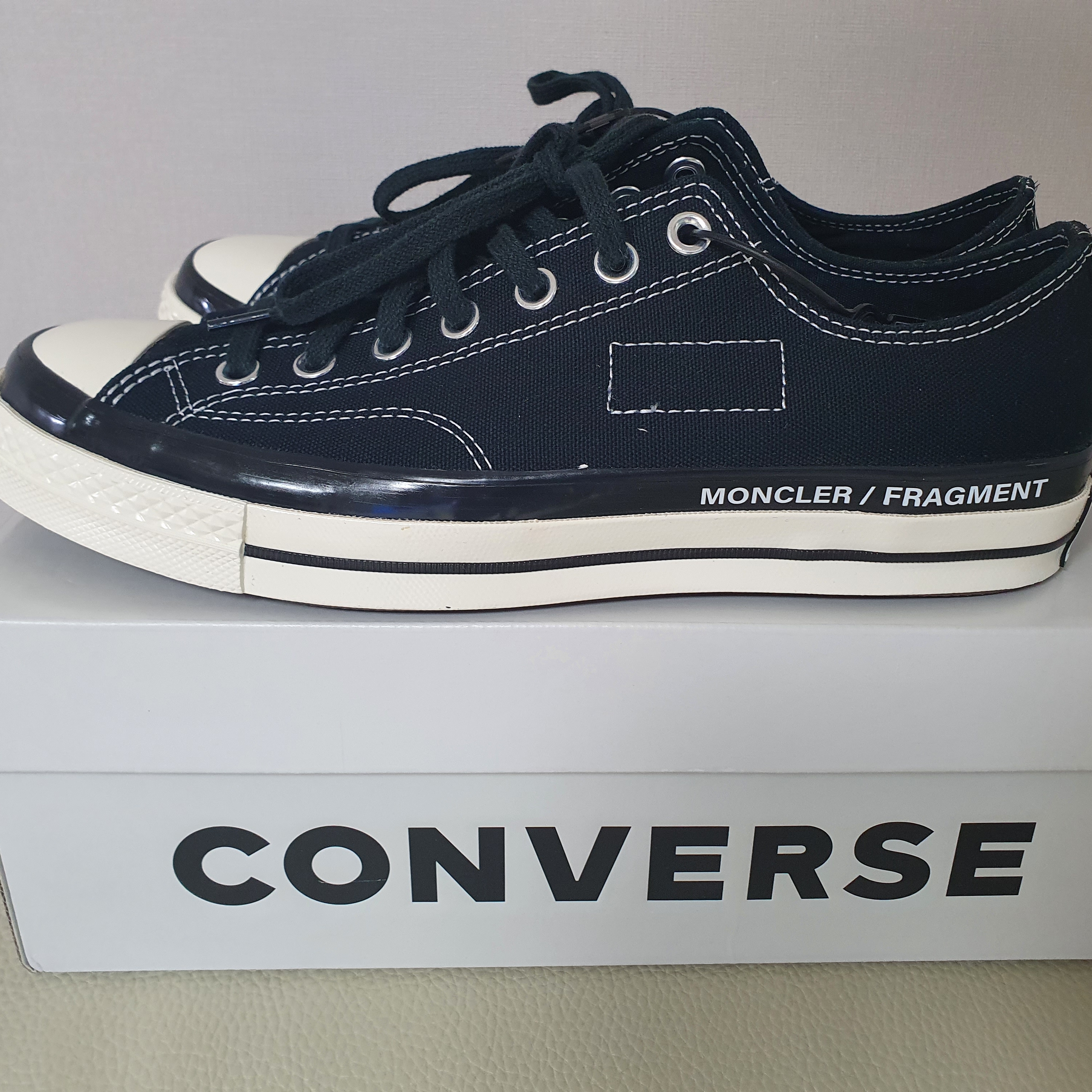 Converse x Moncler x Fragment Chuck 70 Ox Fraylor III Black 착용 스타일 - 2