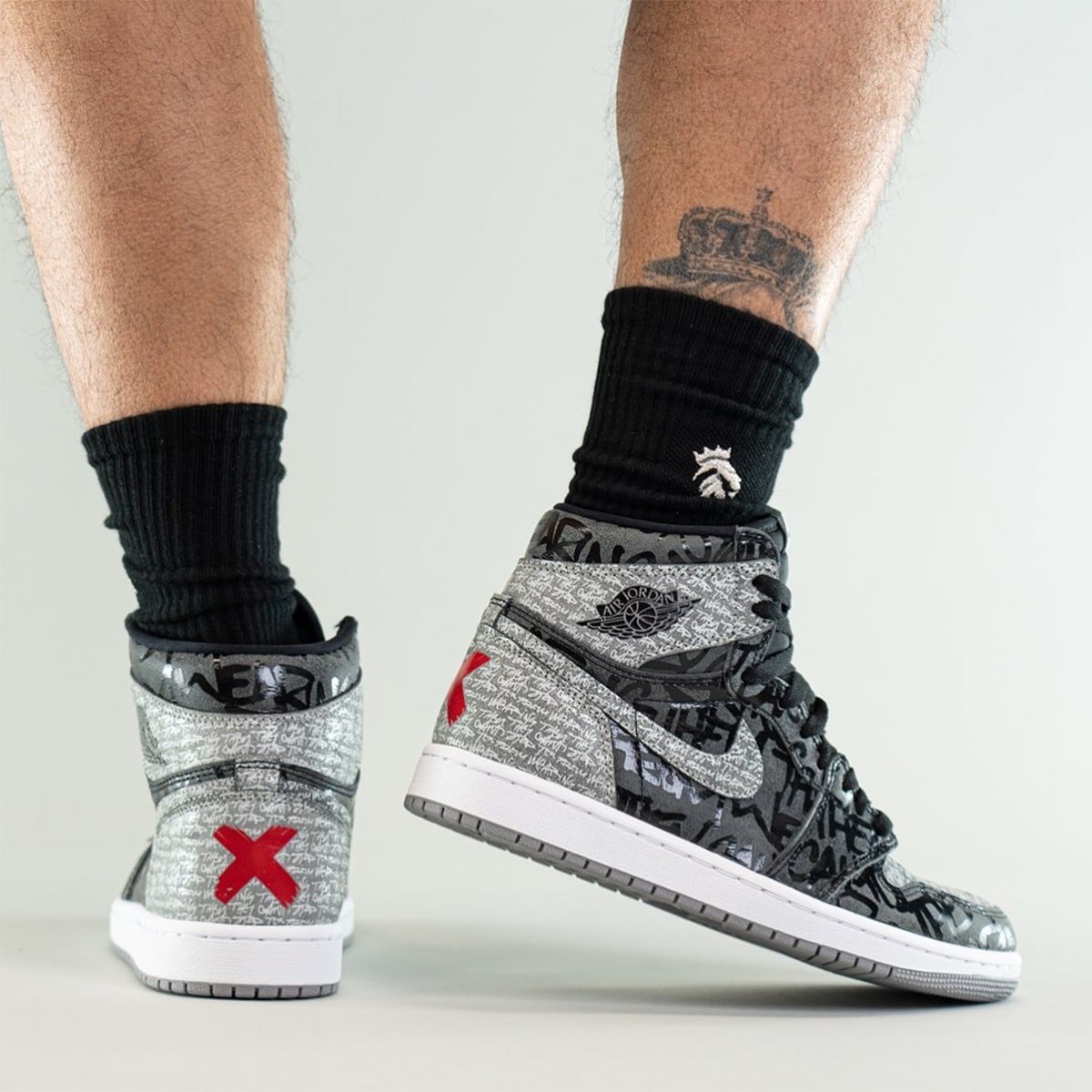 Jordan 1 Retro High OG Rebellionaire 착용 스타일 - 5