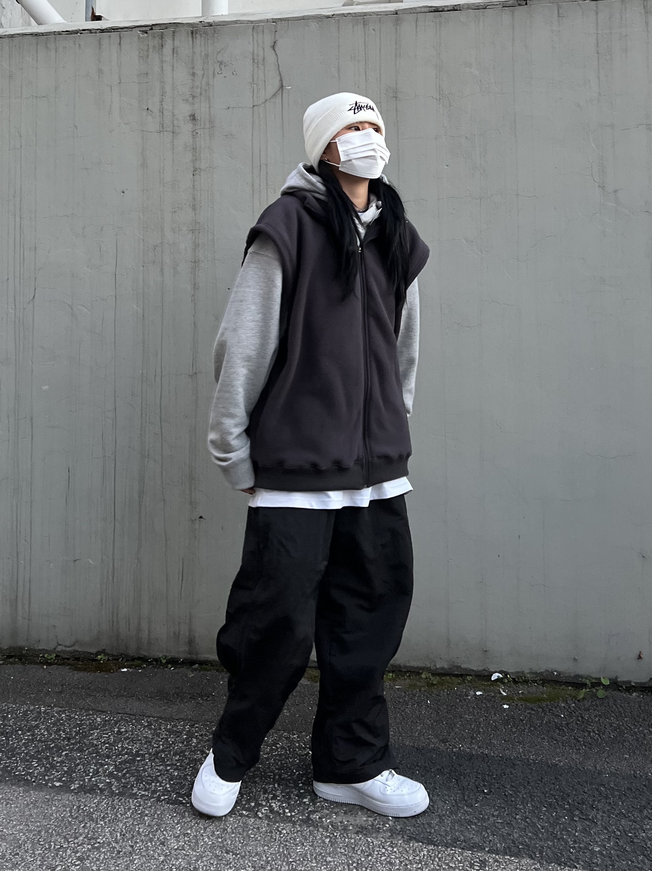 Nike Air Force 1 '07 Low White 착용 스타일 - 3