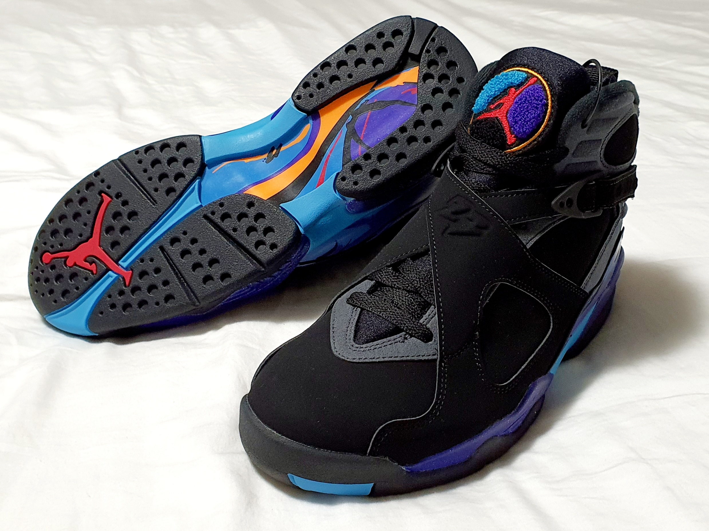 Jordan 8 Retro Aqua 2015 착용 스타일 - 1