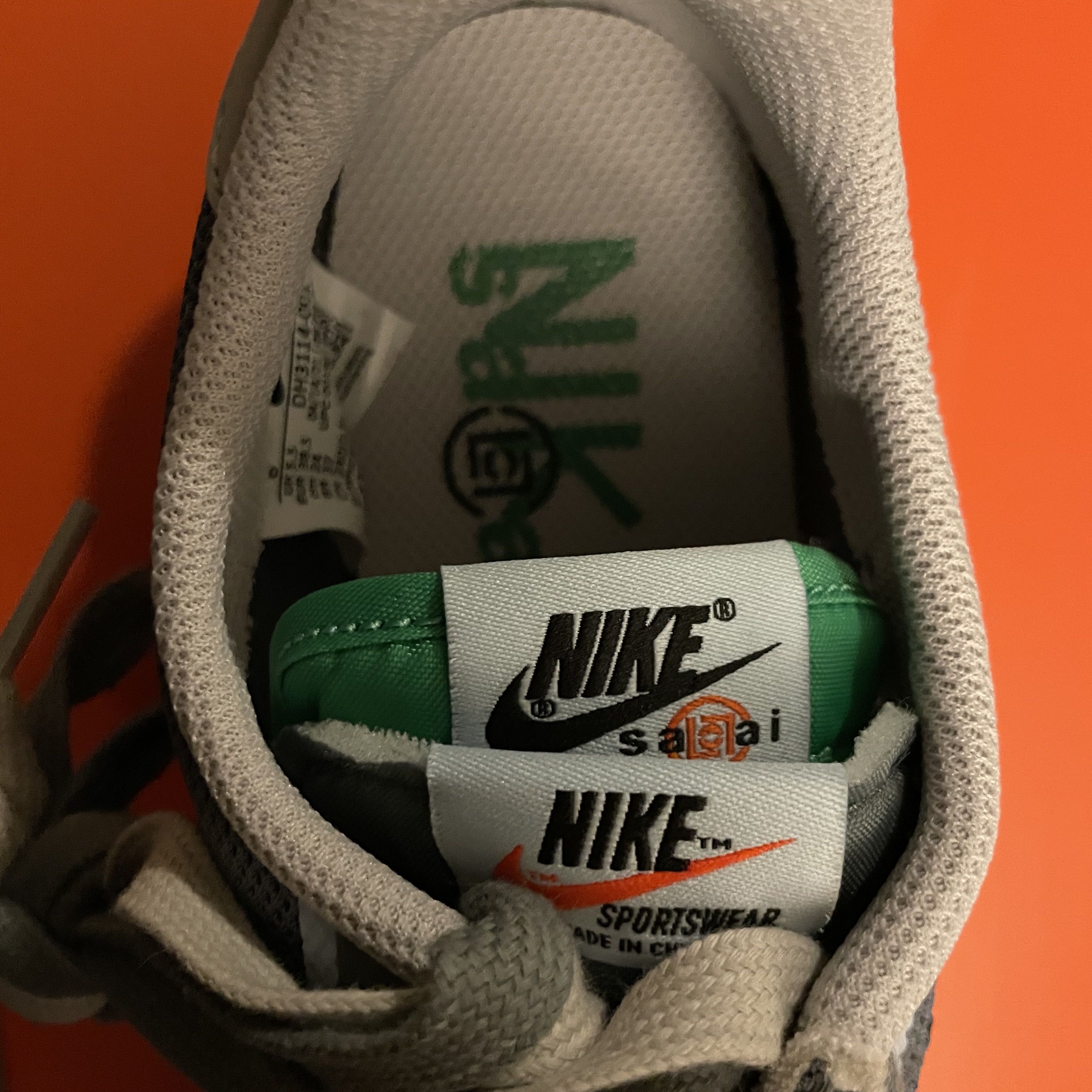 Nike x Sacai x Clot LDWaffle Cool Grey 착용 스타일