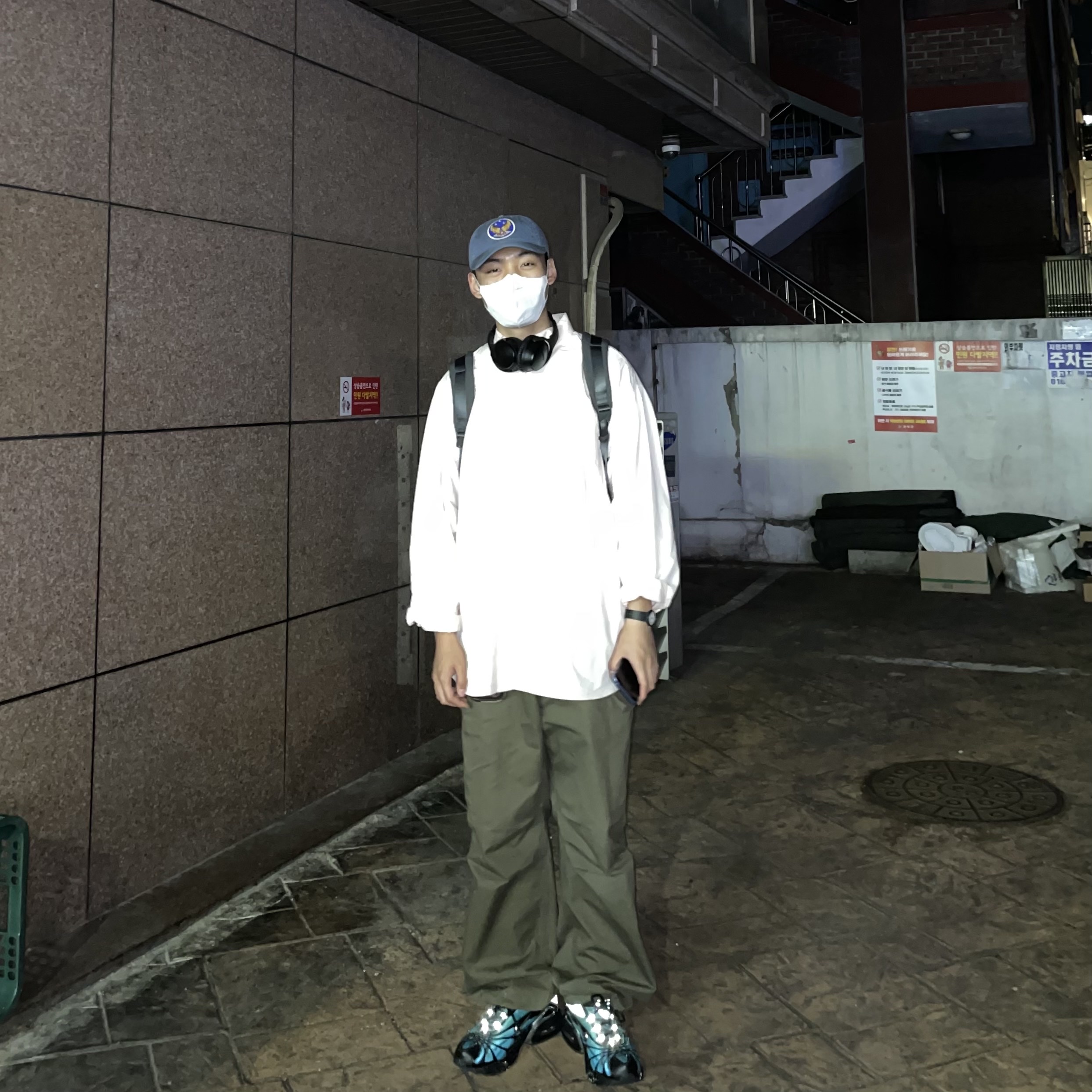 Nike x Skepta Air Max Tailwind 5 Chrome Blue 착용 스타일