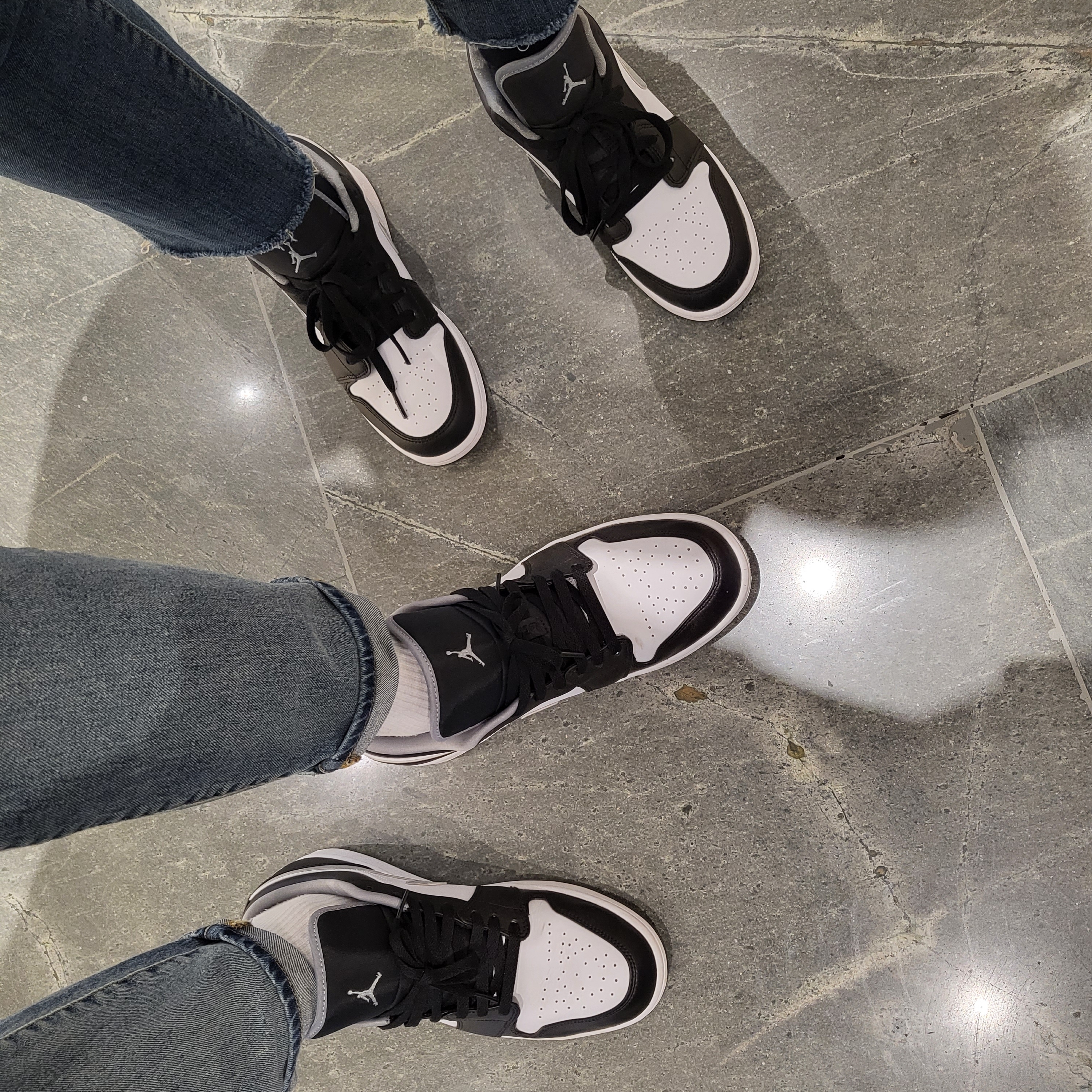 Jordan 1 Low Black Particle Grey, (GS) Jordan 1 Low Black Particle Grey 착용 스타일