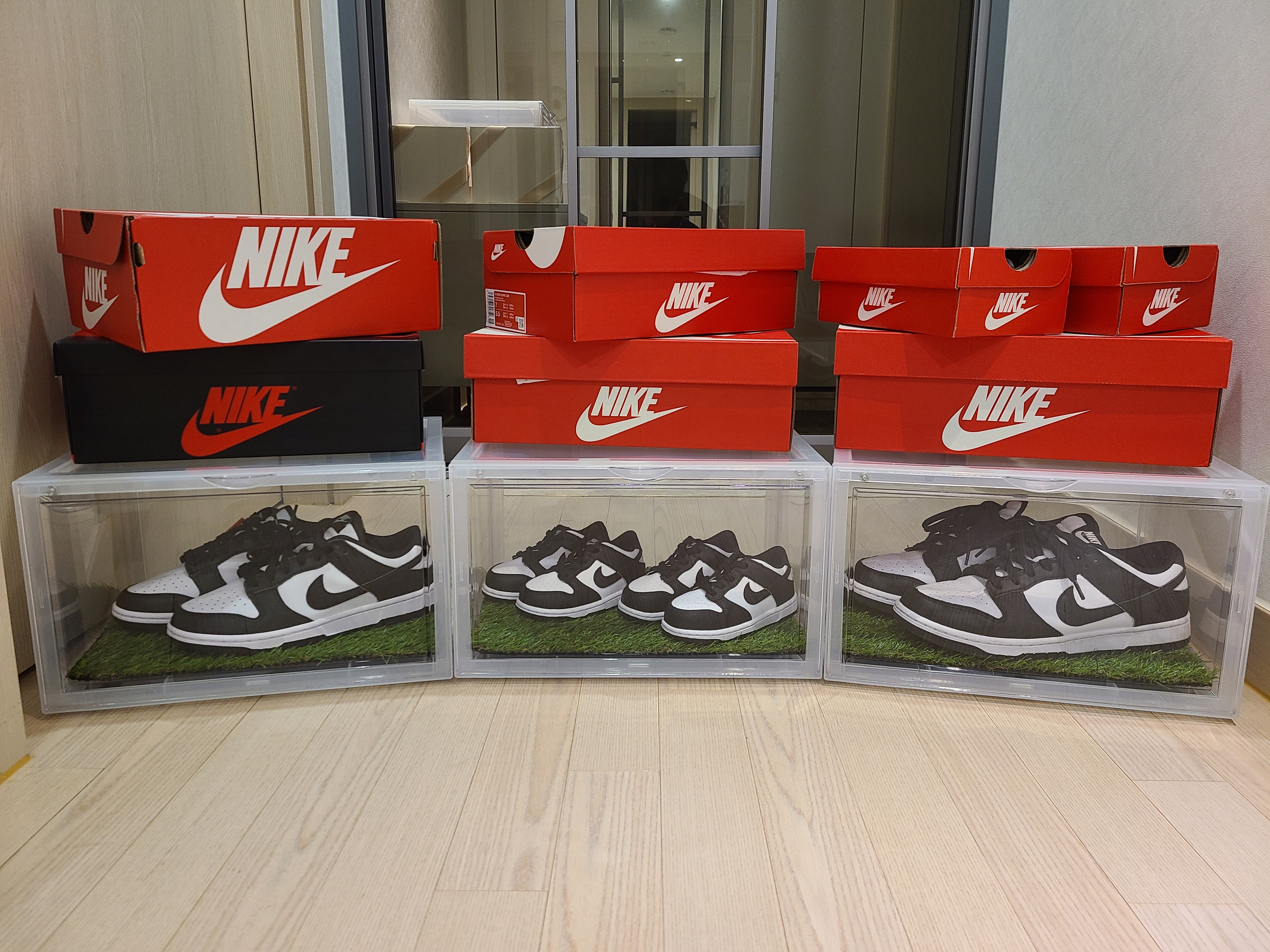 Nike Dunk Low Retro Black, (W) Nike Dunk Low Black 착용 스타일