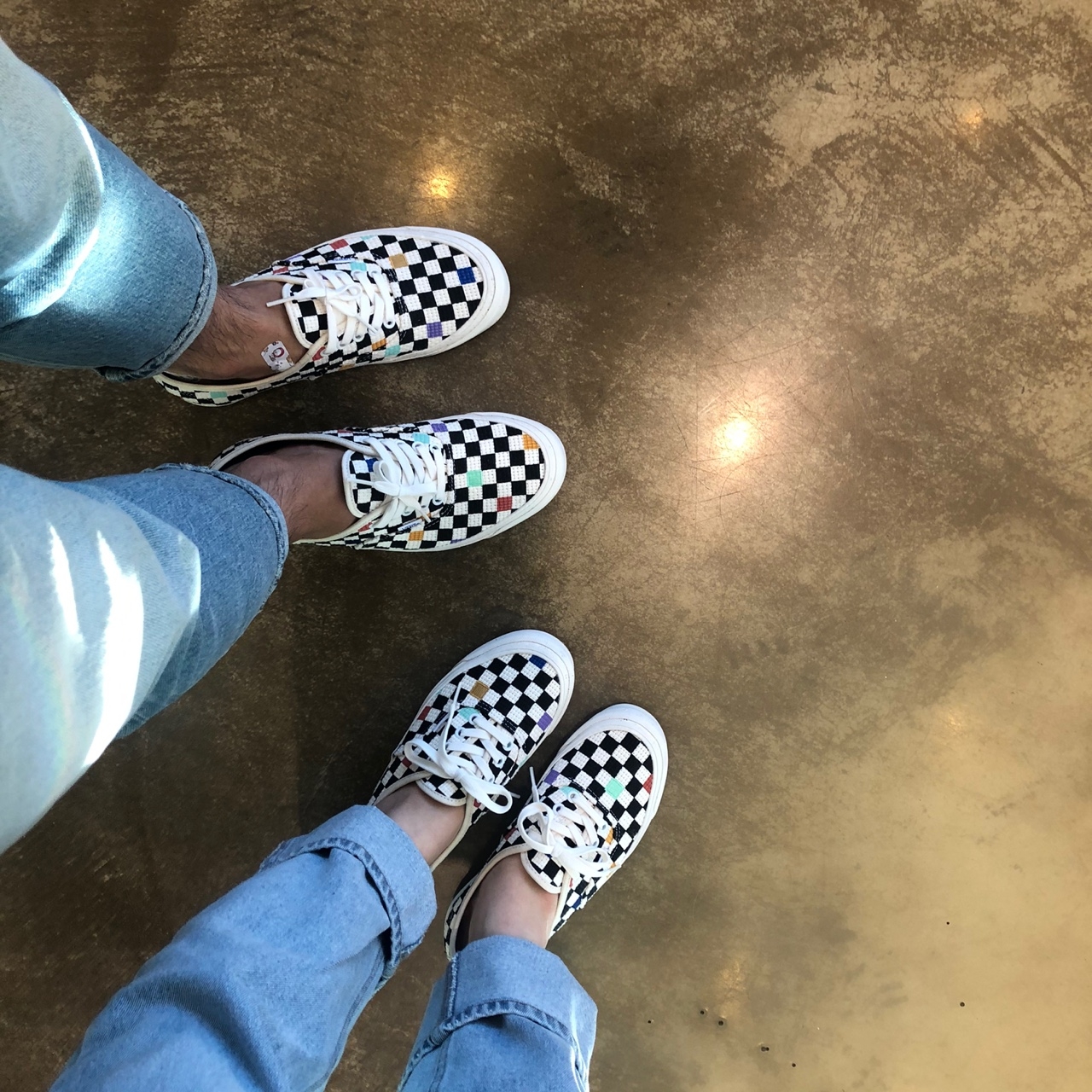 Vans Authentic 44 DX Anaheim Factory Needlepoint Checkerboard 착용 스타일