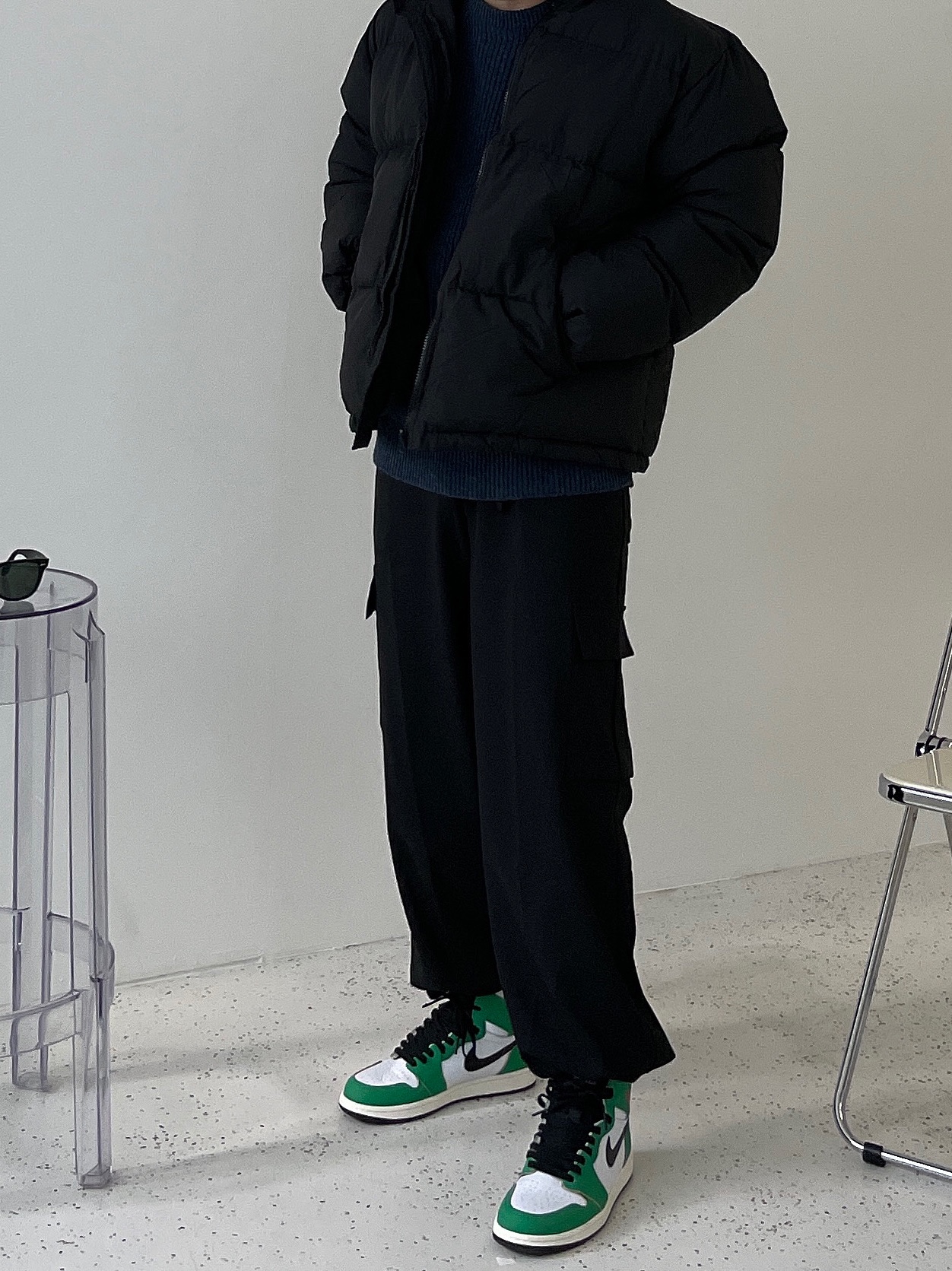 (W) Jordan 1 Retro High OG Lucky Green 착용 스타일