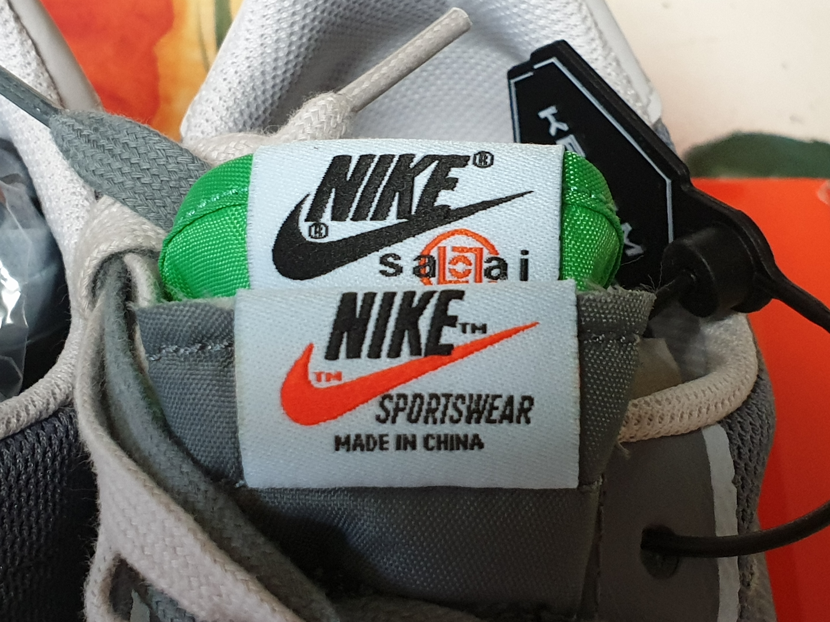Nike x Sacai x Clot LDWaffle Cool Grey 착용 스타일 - 3