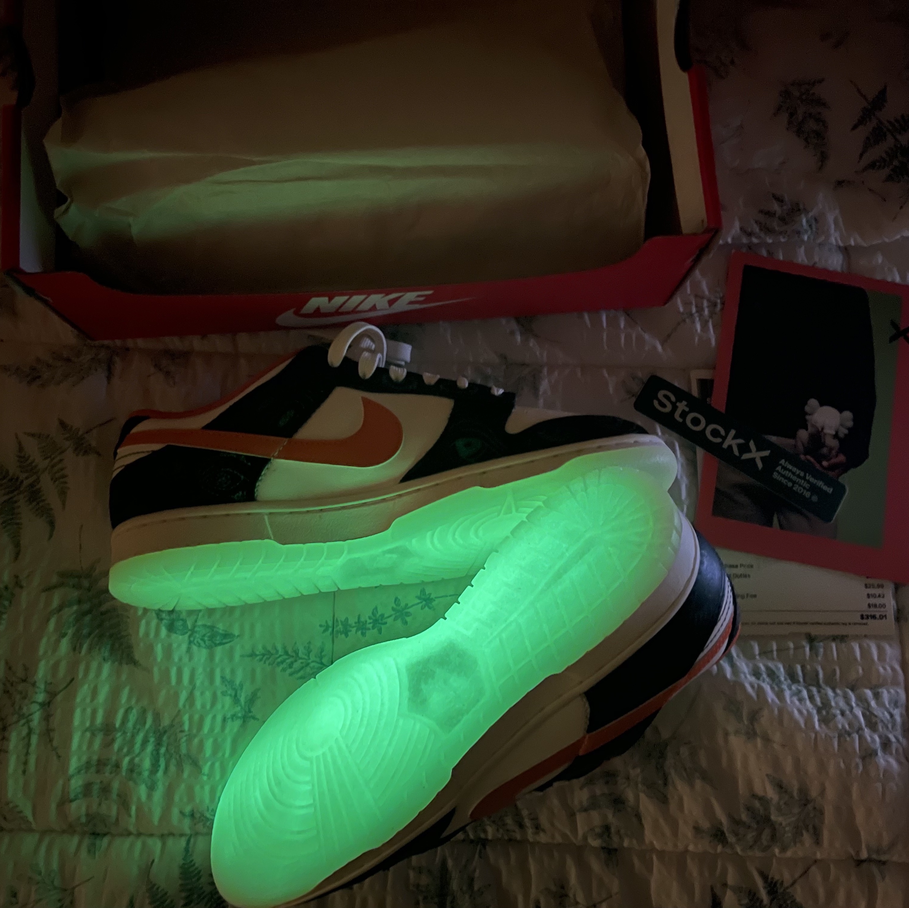Nike Dunk Low Retro PRM Halloween 착용 스타일 - 1