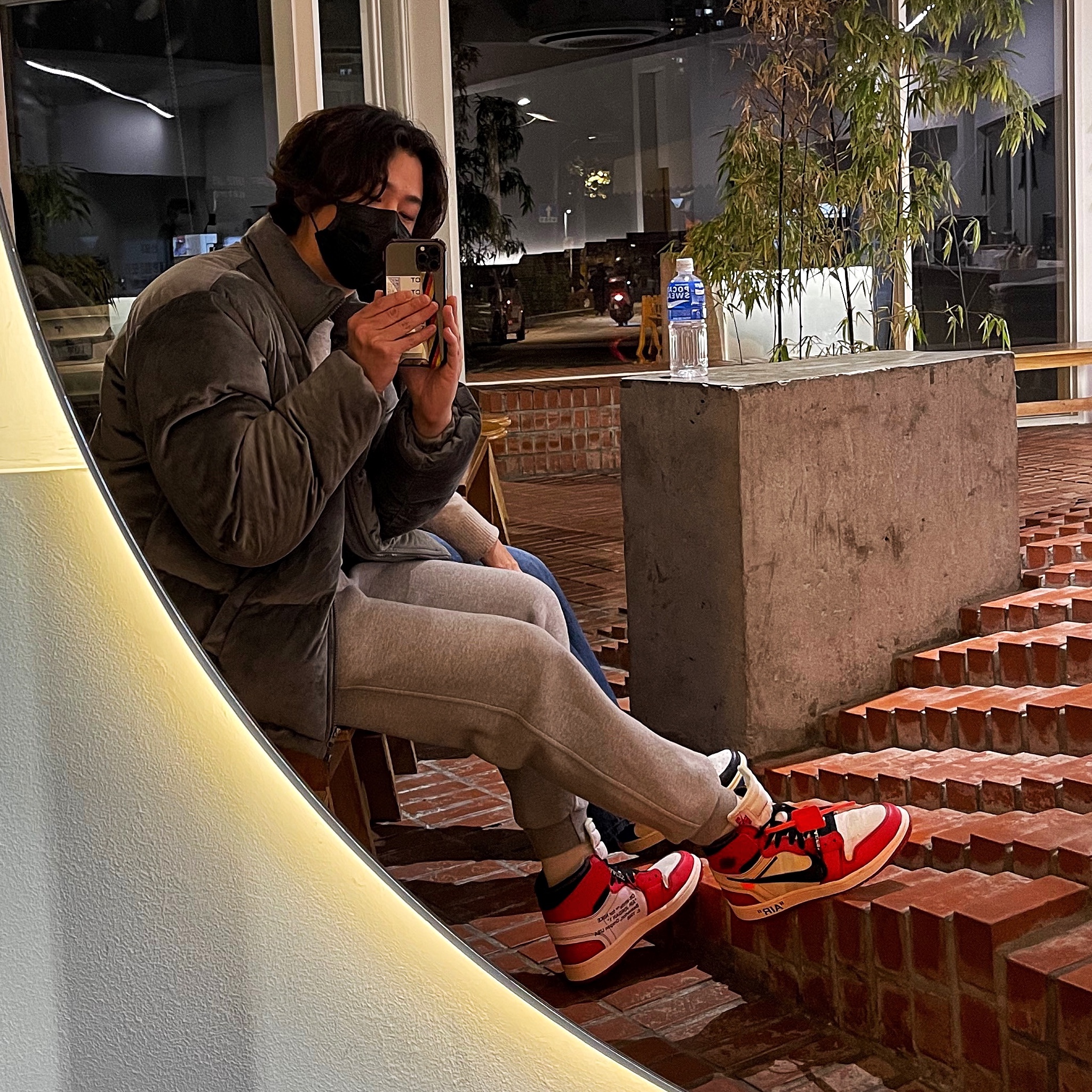 Jordan 1 x Off-White Retro High Chicago The Ten 착용 스타일