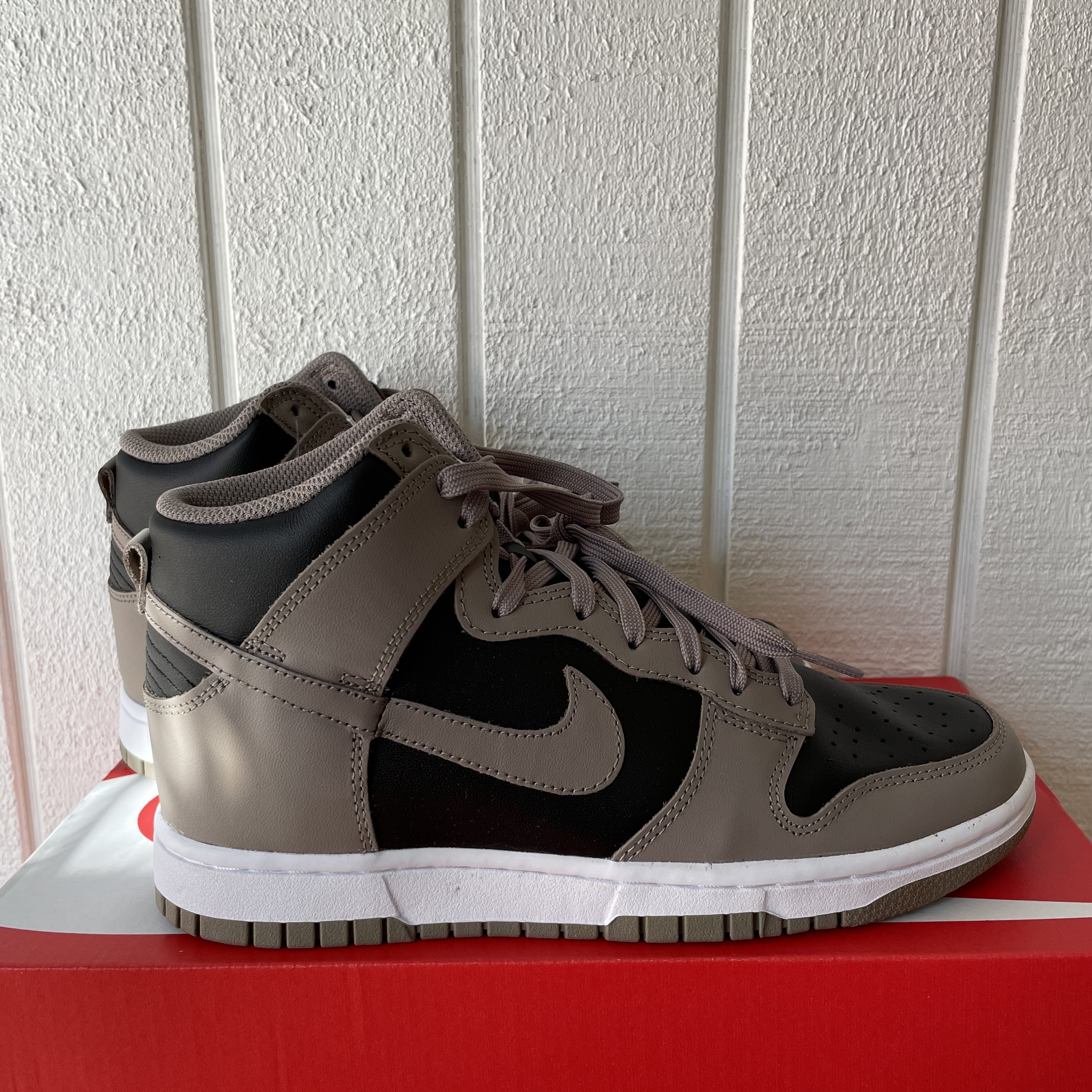 (W) Nike Dunk High Moon Fossil 착용 스타일 - 2