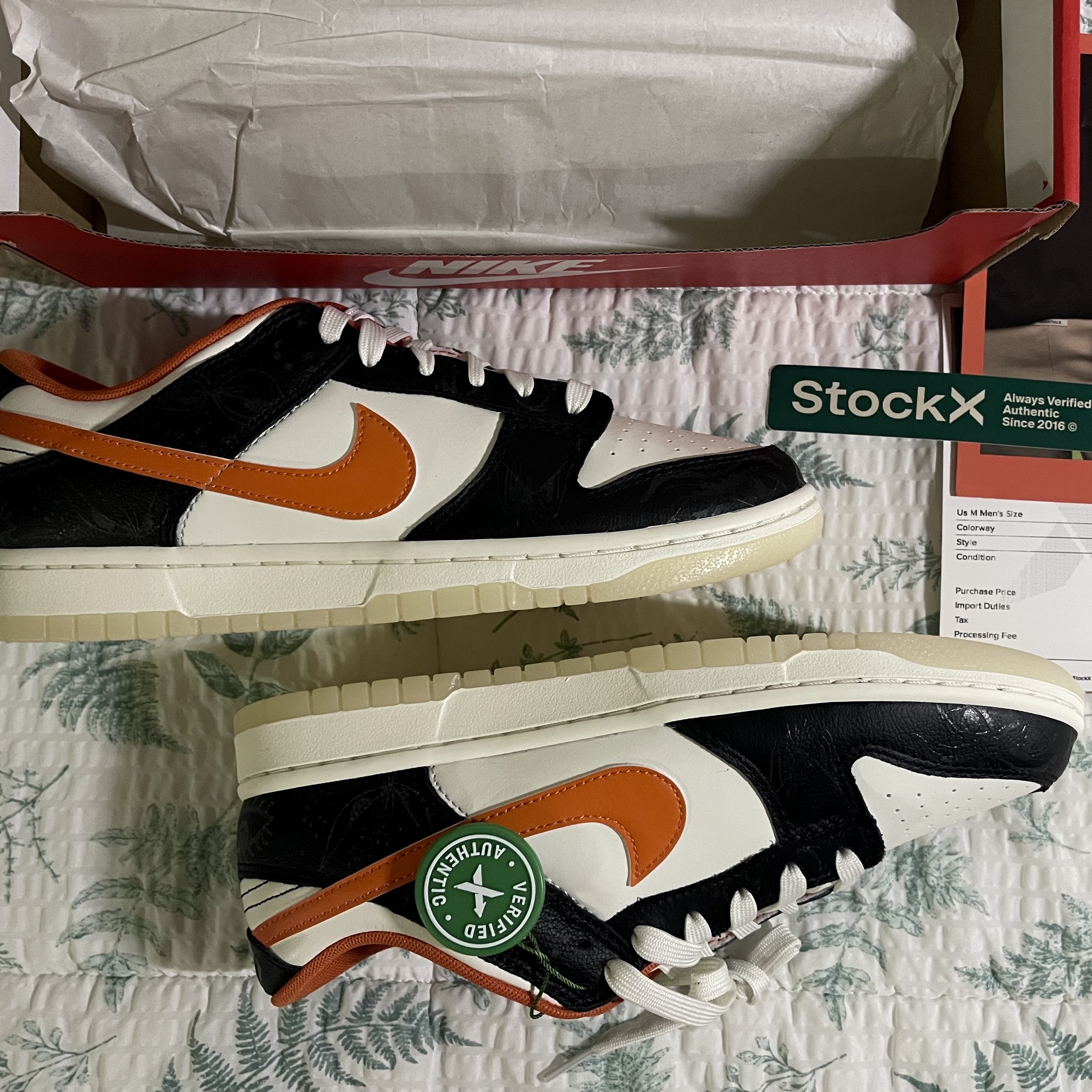 Nike Dunk Low Retro PRM Halloween 착용 스타일 - 2
