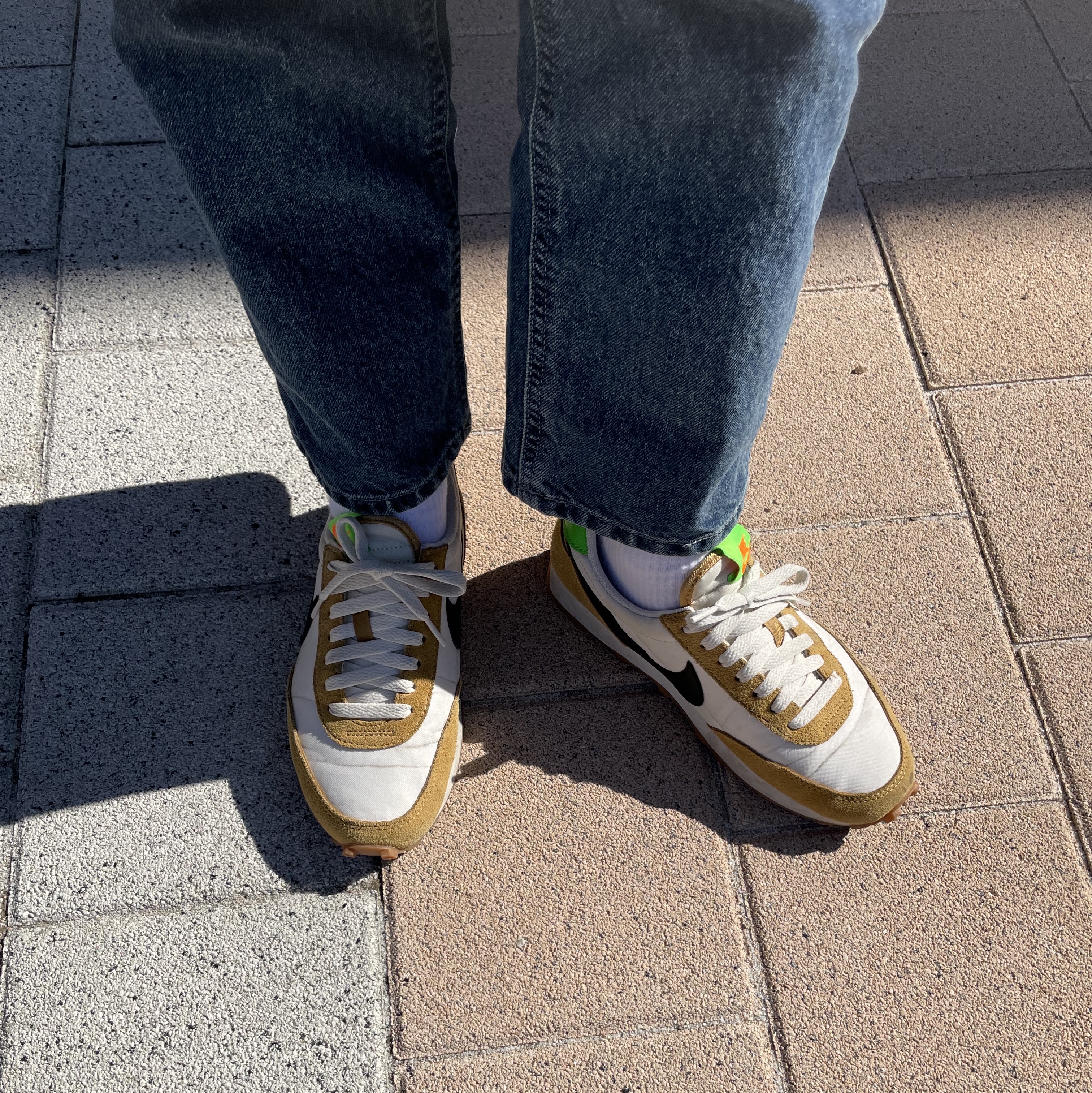 (W) Nike Daybreak Wheat 착용 스타일