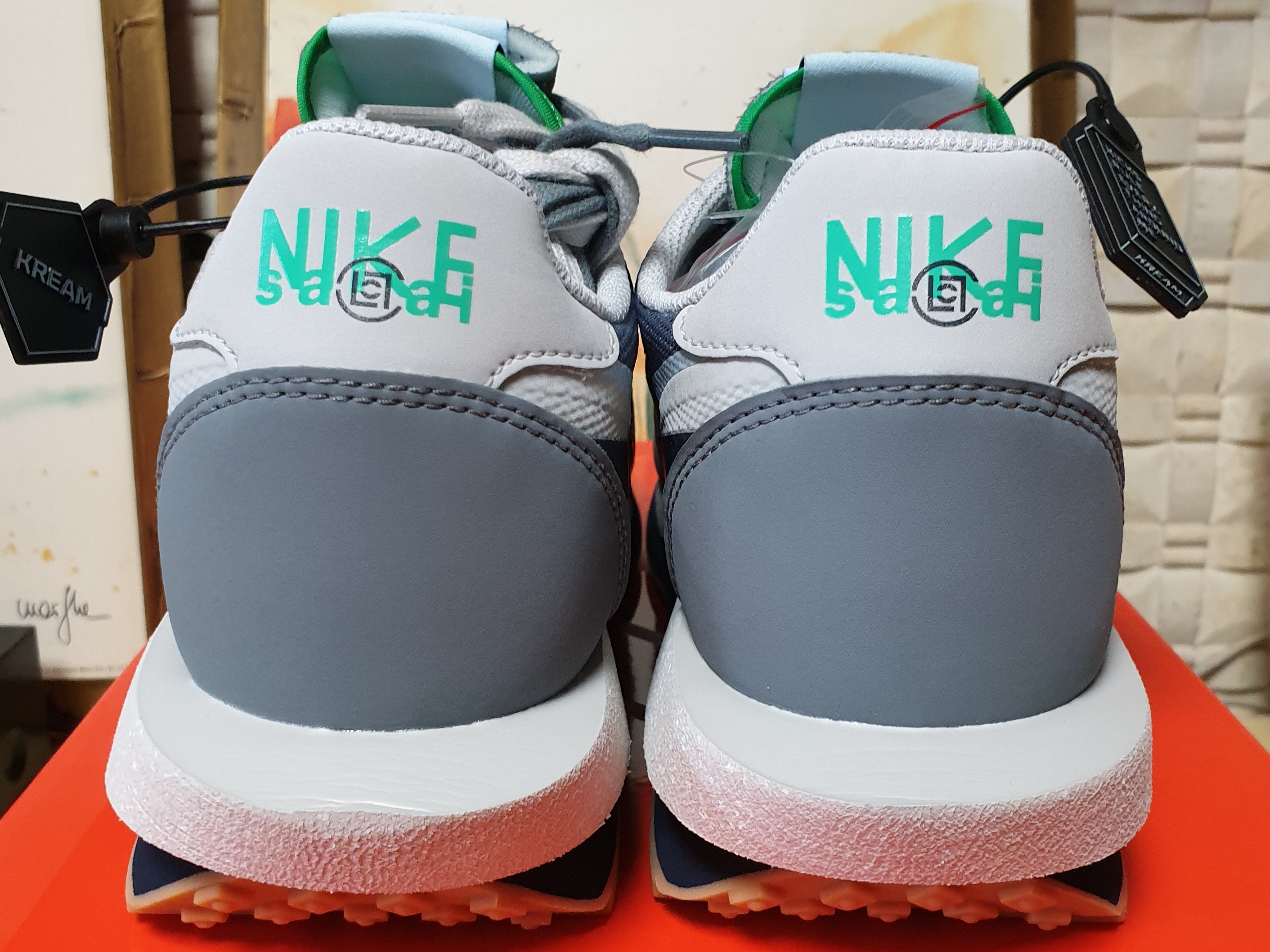 Nike x Sacai x Clot LDWaffle Cool Grey 착용 스타일 - 4